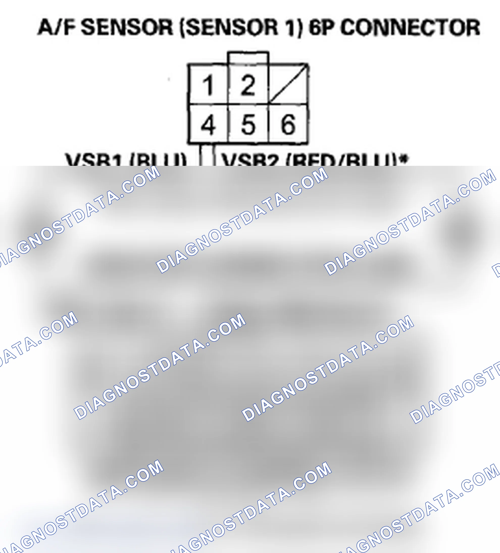 Scheme 302: DTC P2251: Rear A/F Sensor (Bank 1, Sensor 1) VS Circuit High Voltage; DTC P2254: Front A/F Sensor (