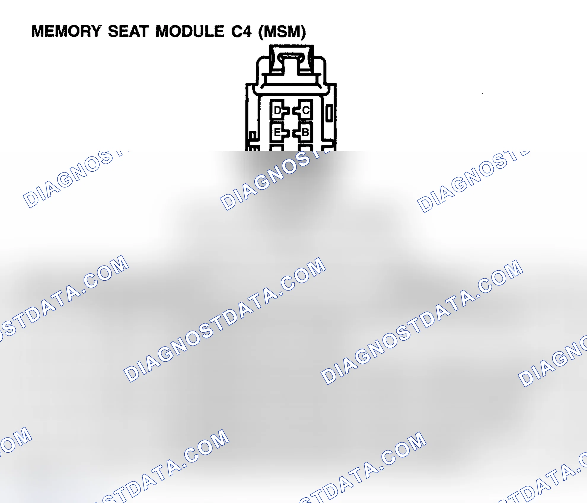 Scheme 172: MEMORY SEAT MODULE (MSM) - C4