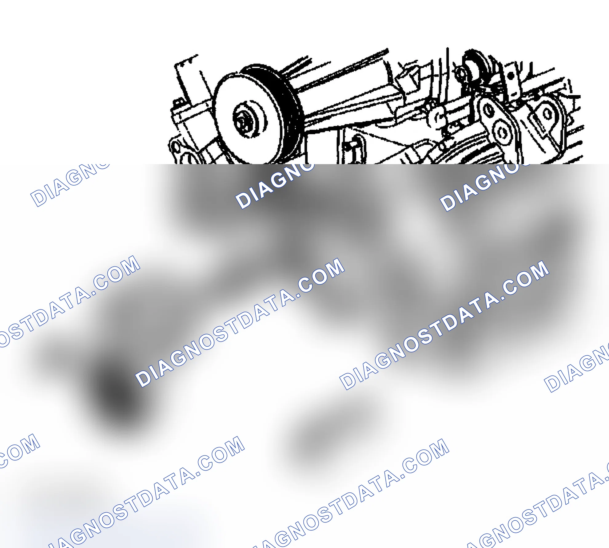 Scheme 372: Drive Belt Tensioner Installation - Left (L67)