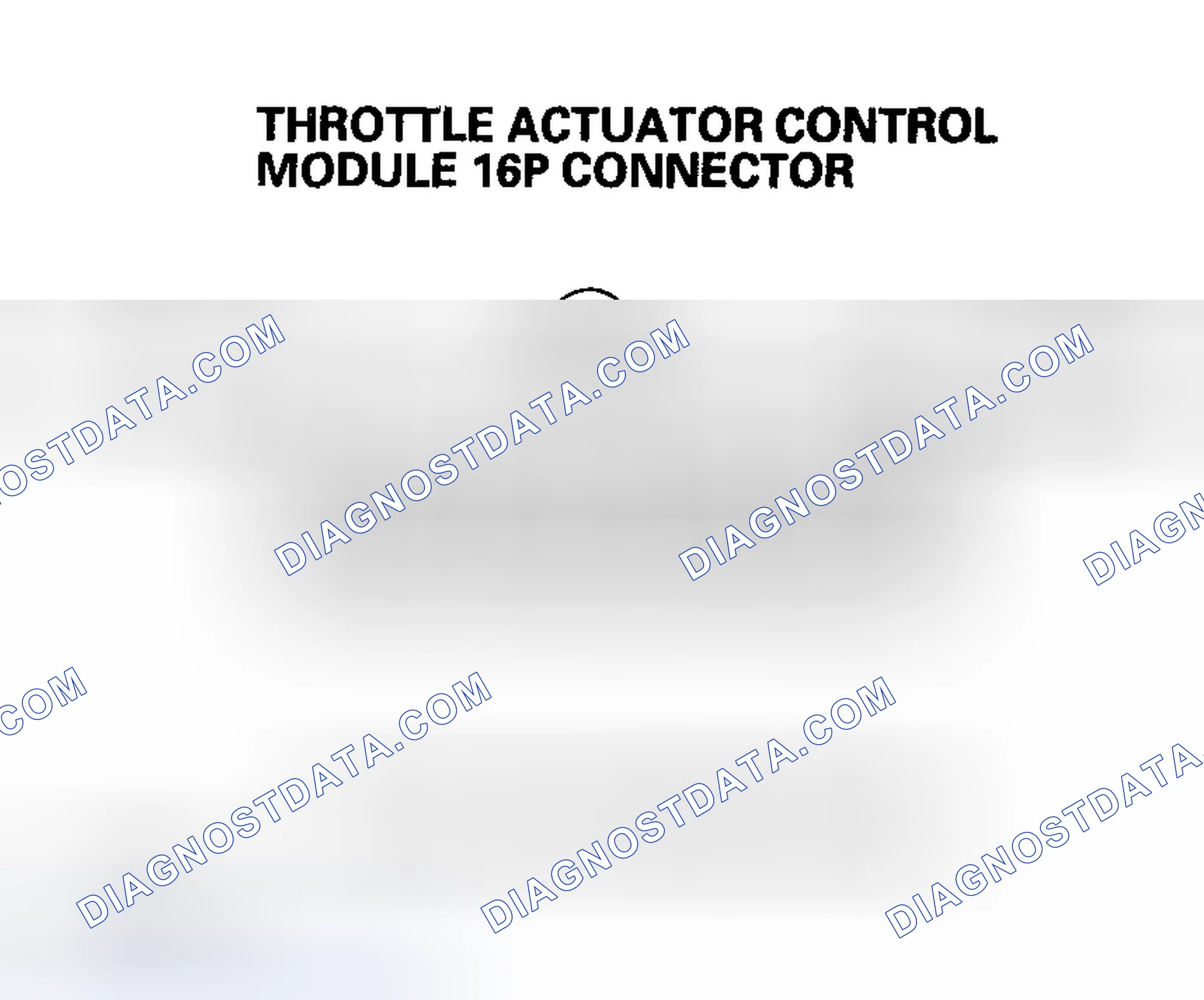 Scheme 385: DTC P2118: Throttle Actuator Current Range/ Performance Problem