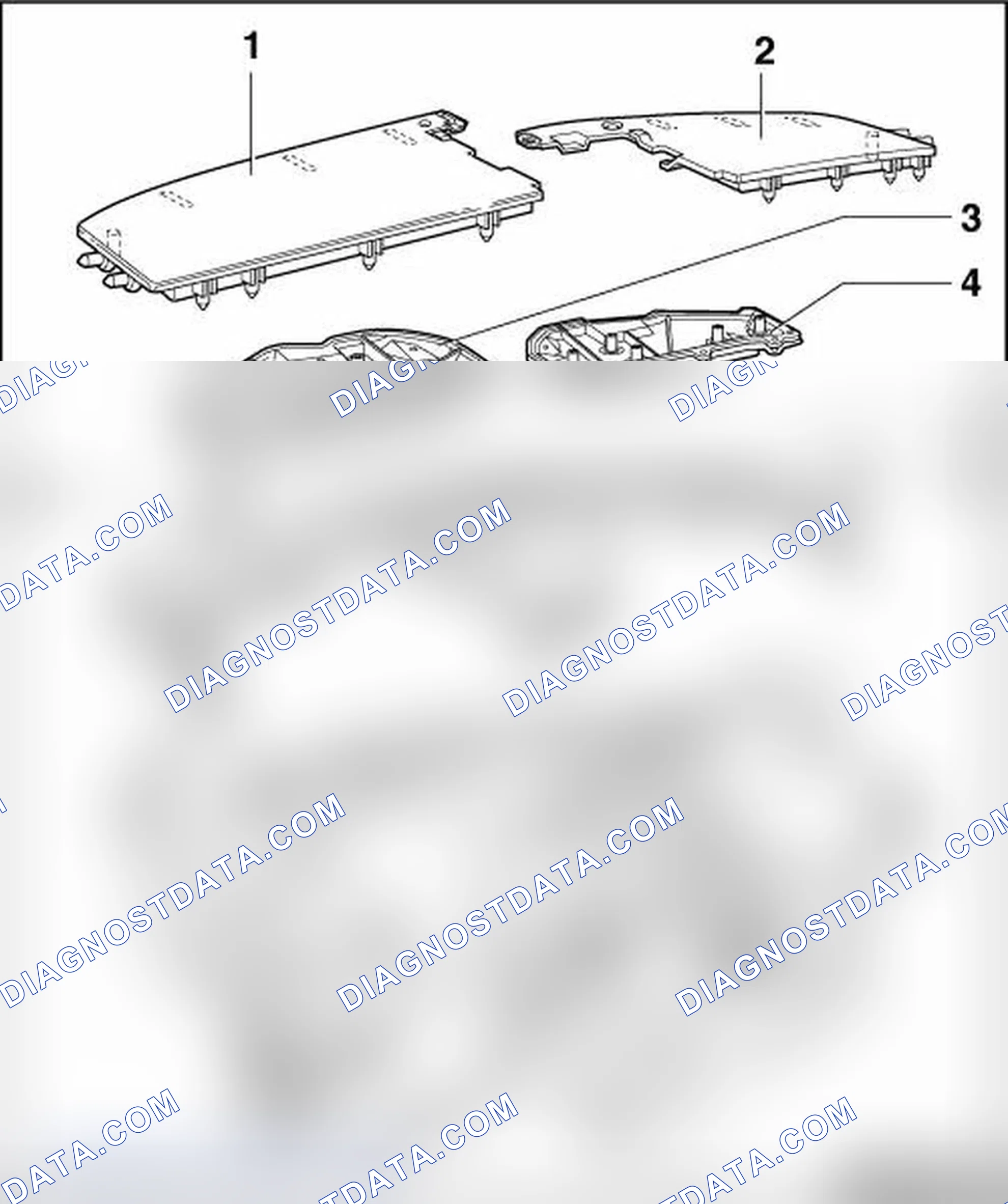 Scheme 23: DEFROSTER AIR OUTLET PANEL