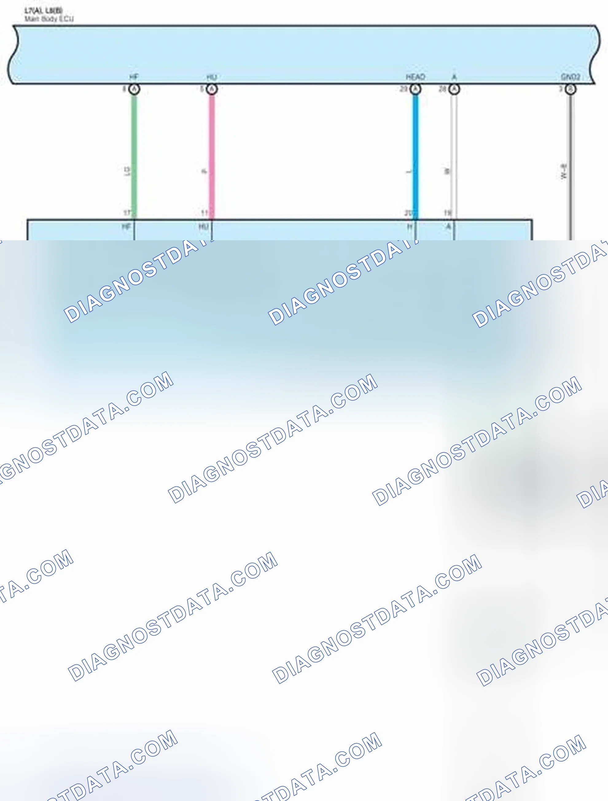 Scheme 329: Headlight System Wiring Diagram (5 Of 7)
