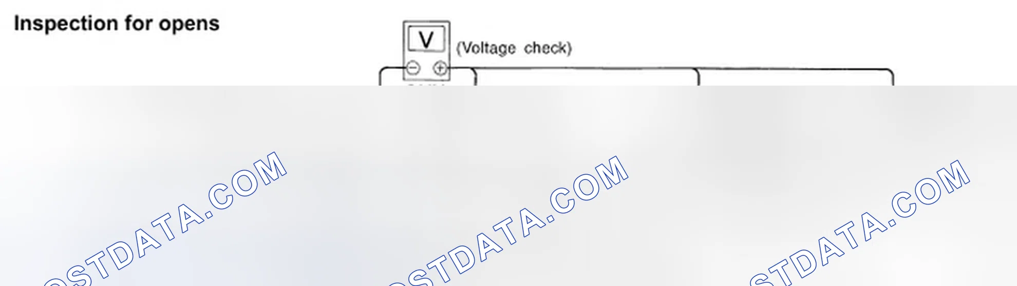 Scheme 11: TESTING FOR "OPENS" IN THE CIRCUIT