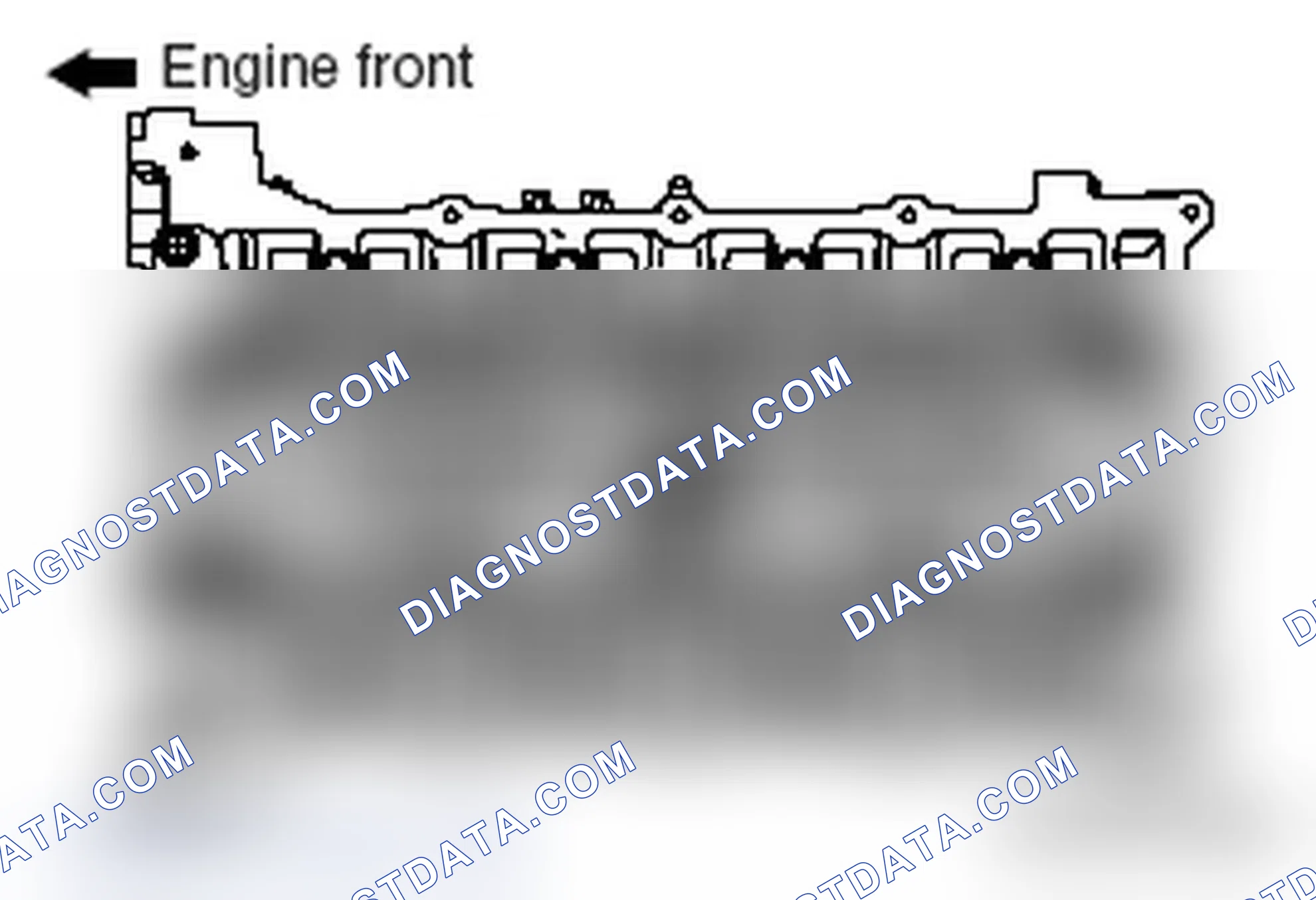 Scheme 89: >> B << CYLINDER HEAD BOLT AND WASHER ASSEMBLY/CYLINDER HEAD BOLT WASHER/CYLINDER HEAD BOLT INSTALLA