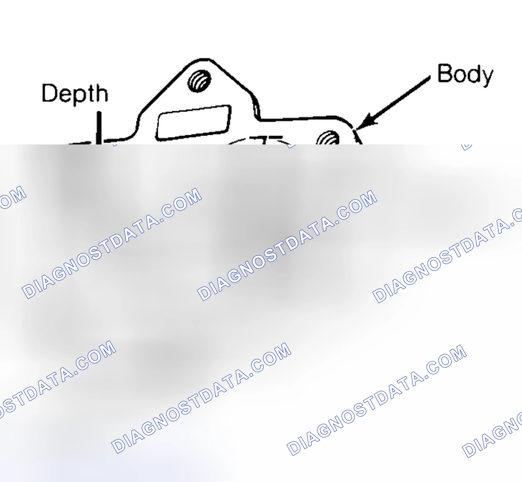 Scheme 35: Measuring Oil Pump Gear Cavity