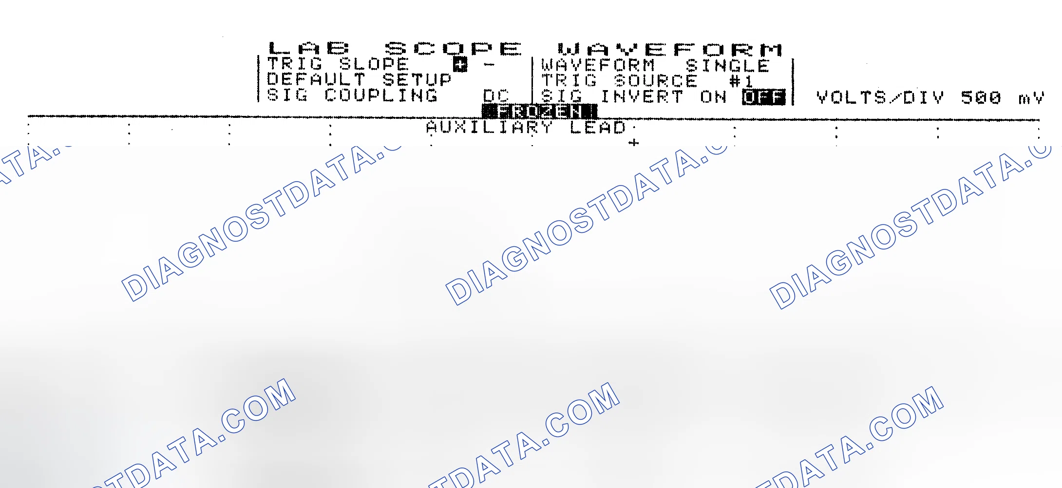 Scheme 10: Single Injector w/Excessive Current Flow - Current Pattern