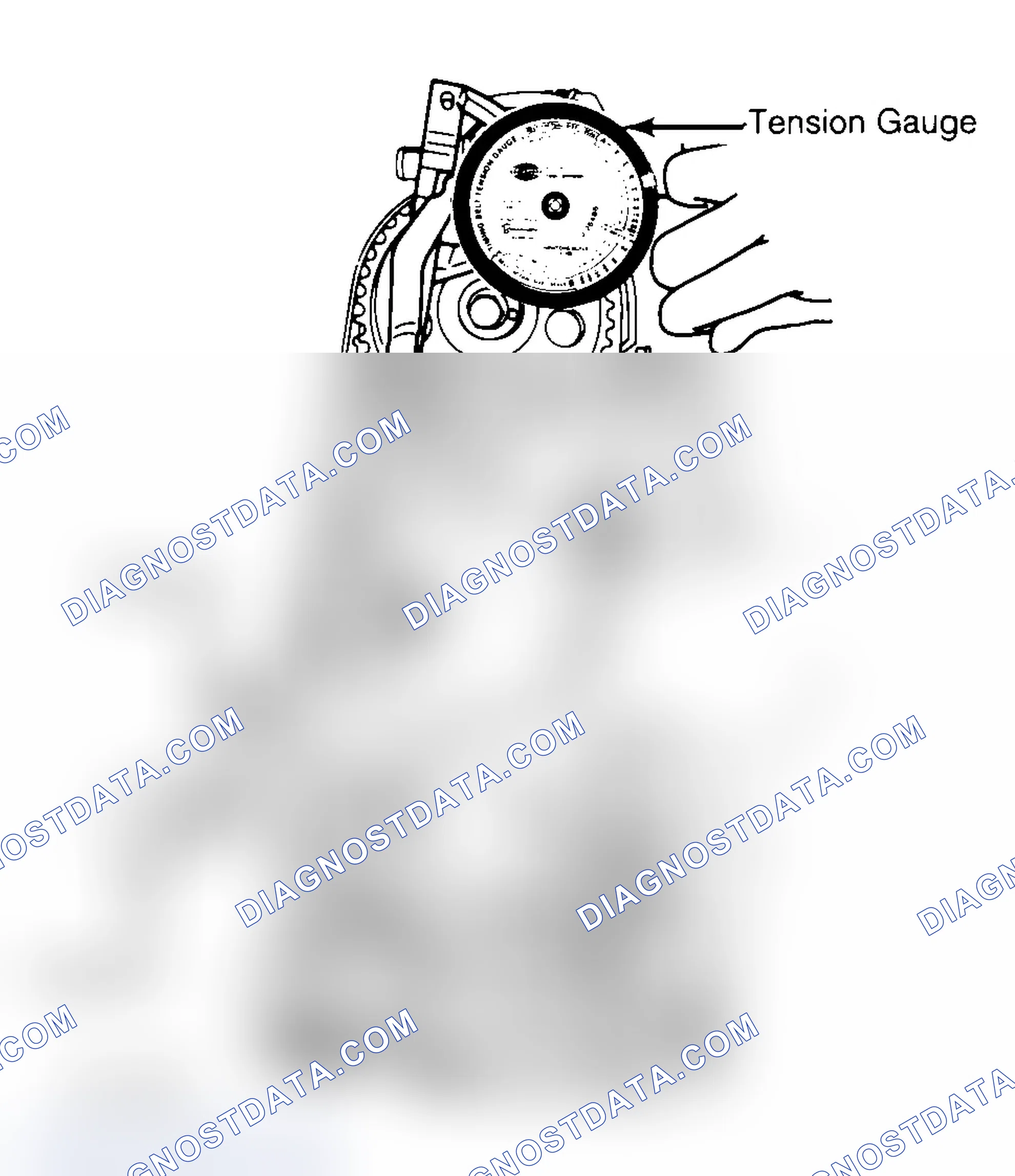 Scheme 28: Adjusting Typical Timing Belt Tension