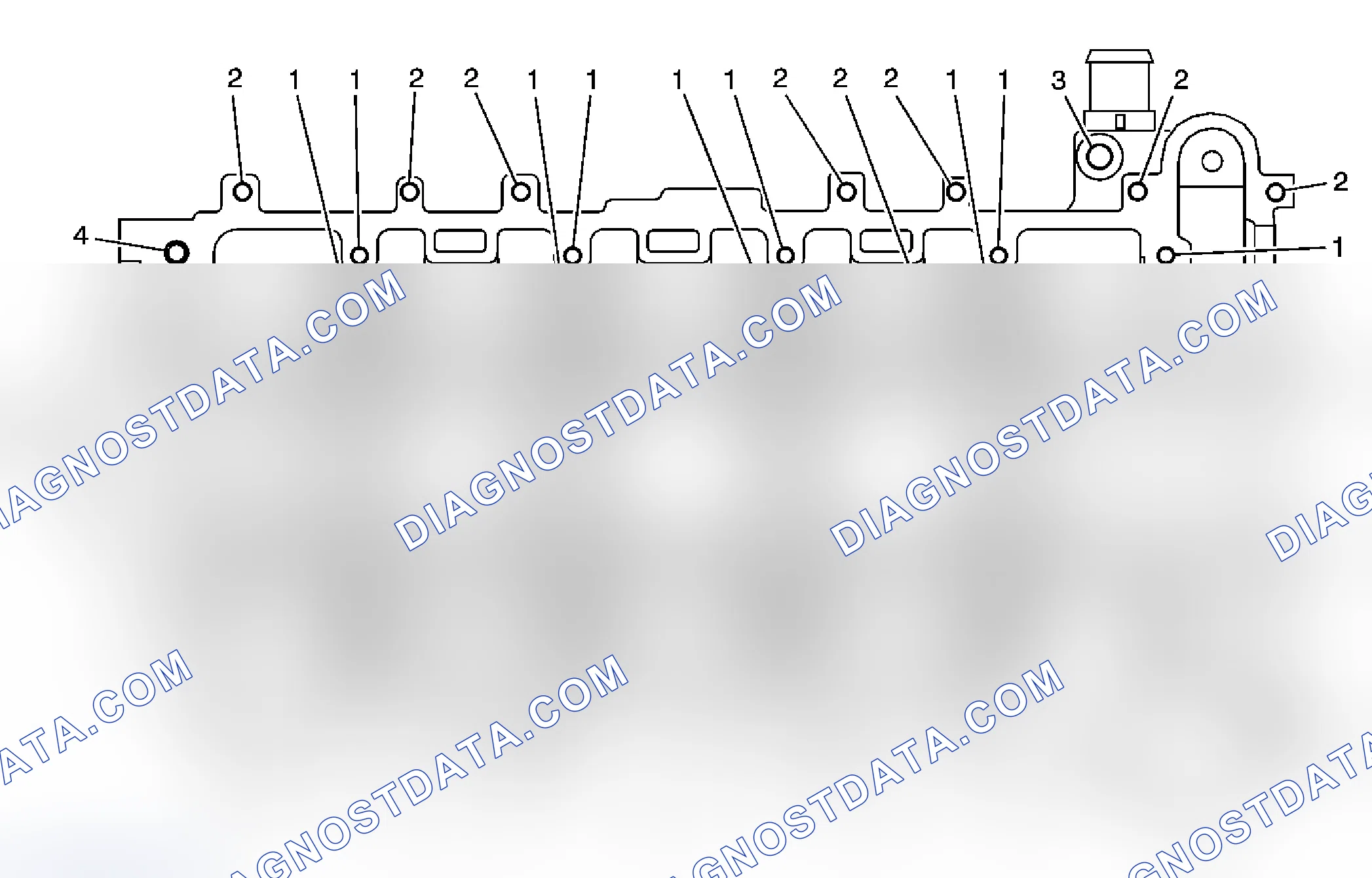 Scheme 16: Cylinder Head - Top View