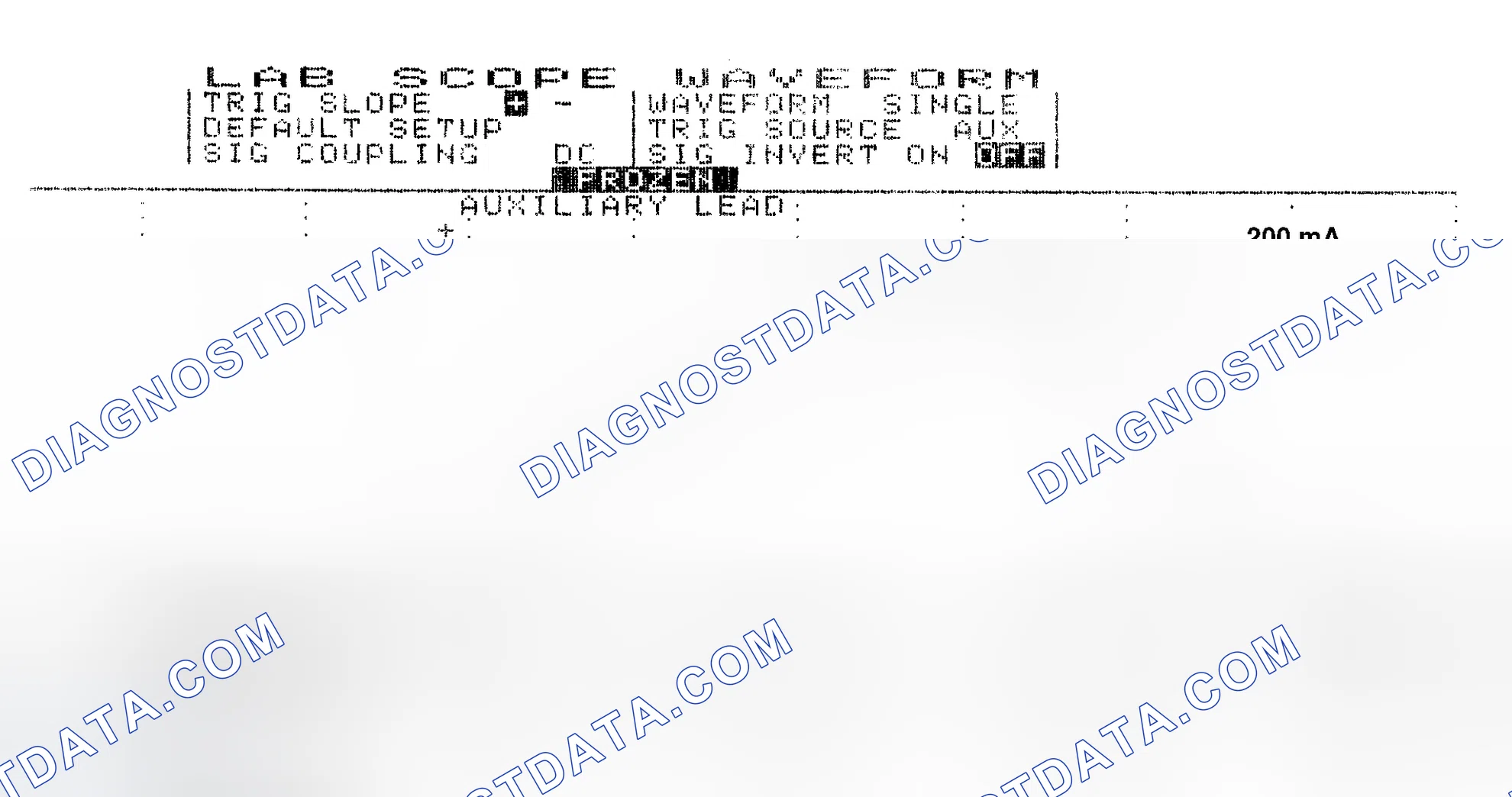 Scheme 13: Single Injector w/Normal Current Flow - Current Pattern