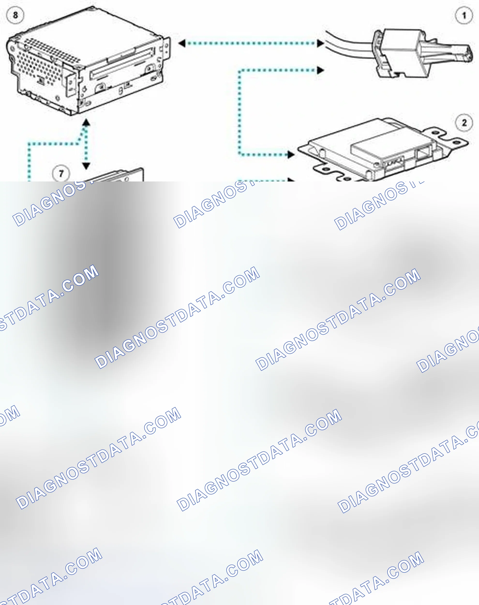Scheme 5: CONTROL DIAGRAM - MOST RING (UP TO 2009 MY)