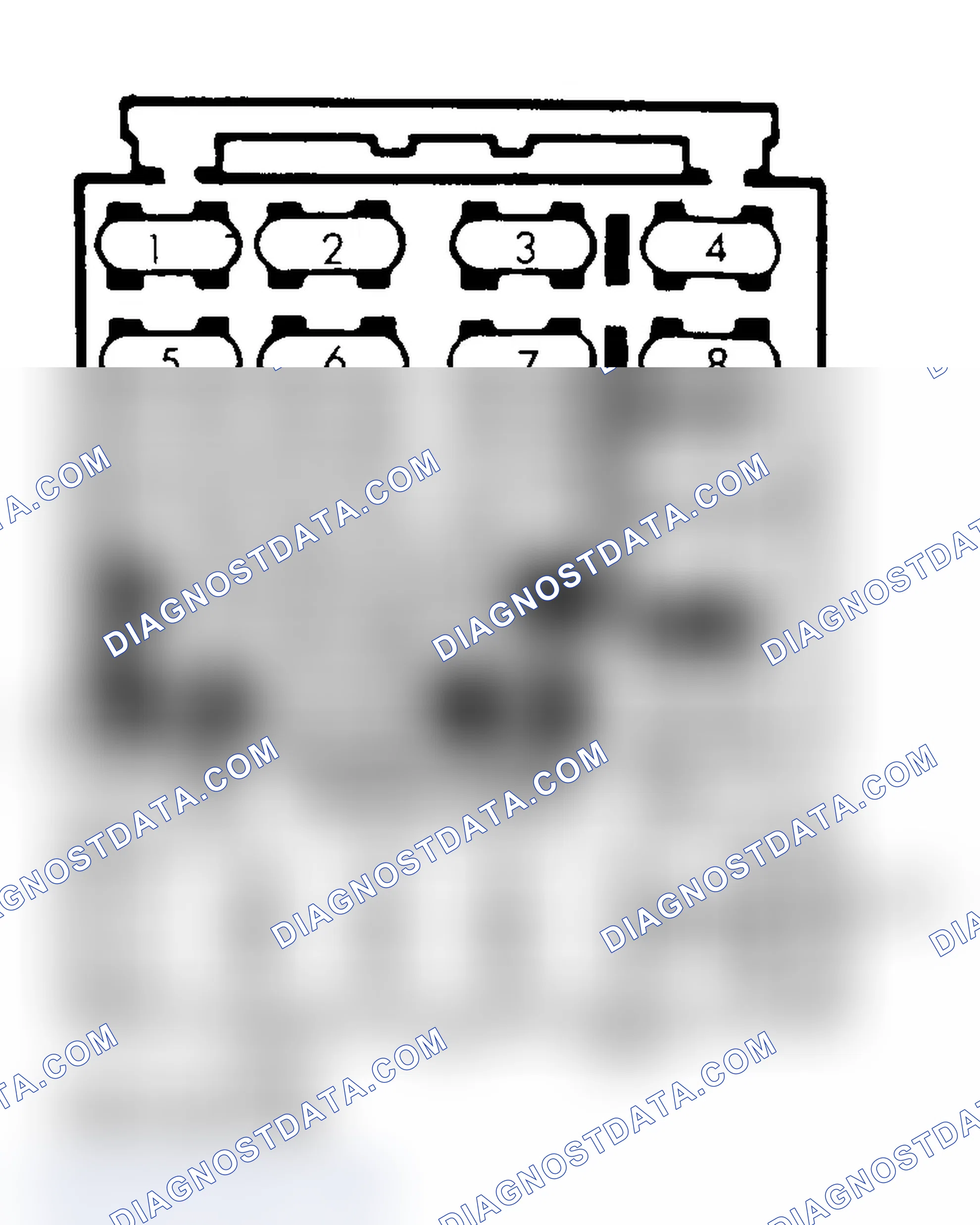 Scheme 8: FUSE PANEL IDENTIFICATION (1990-92 CAMARO & FIREBIRD)