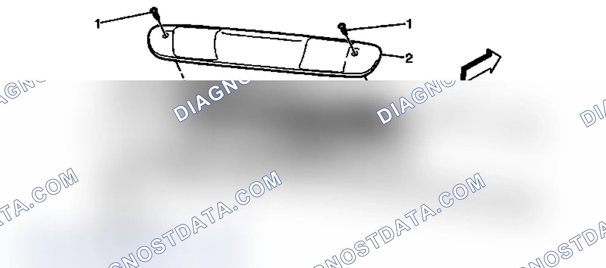 Scheme 51: High Mount Stop Lamp Bulb Replacement (GMC Denali)