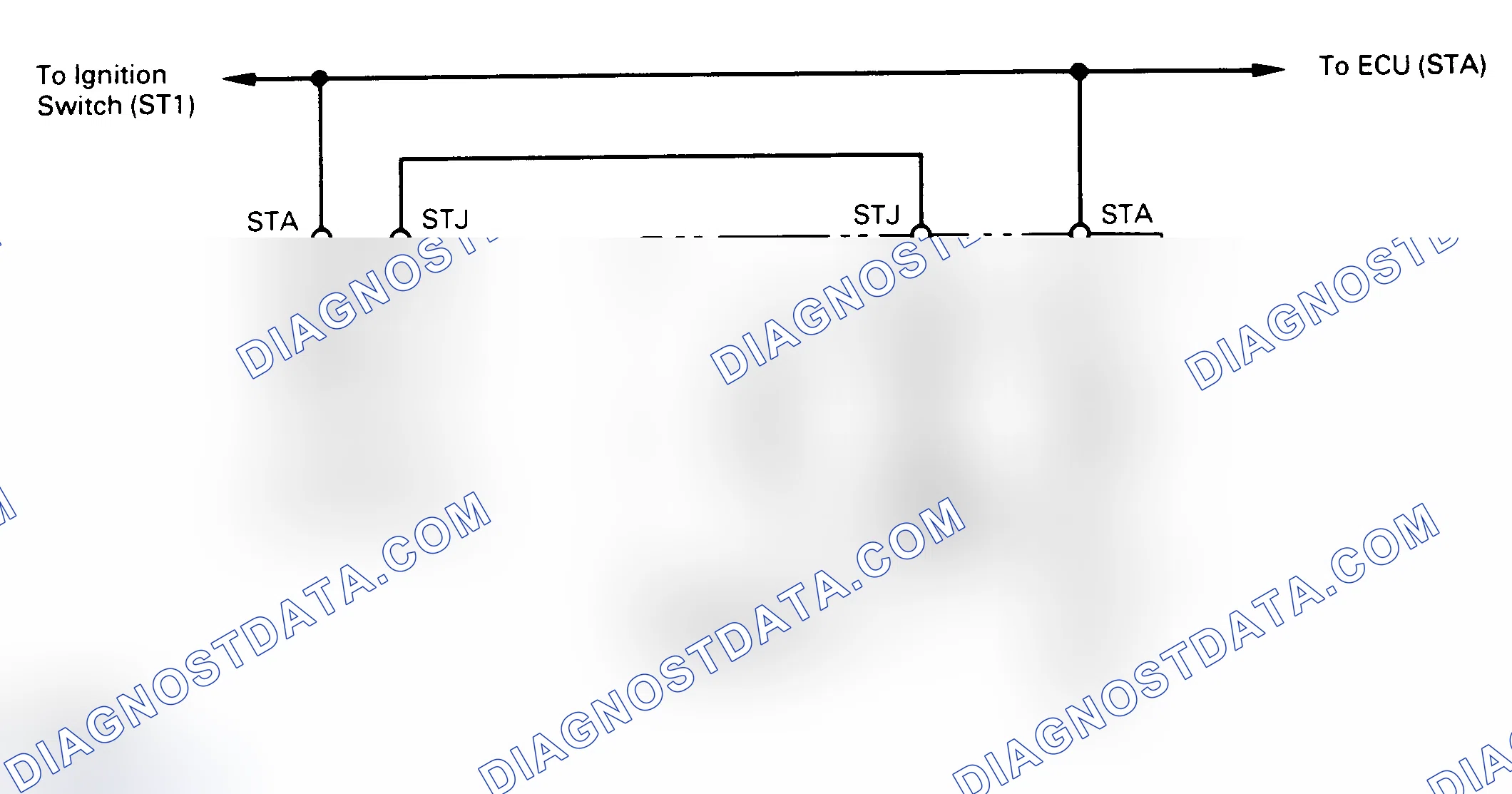 Scheme 53: Cold Start Injector Time Switch Terminal Schematic