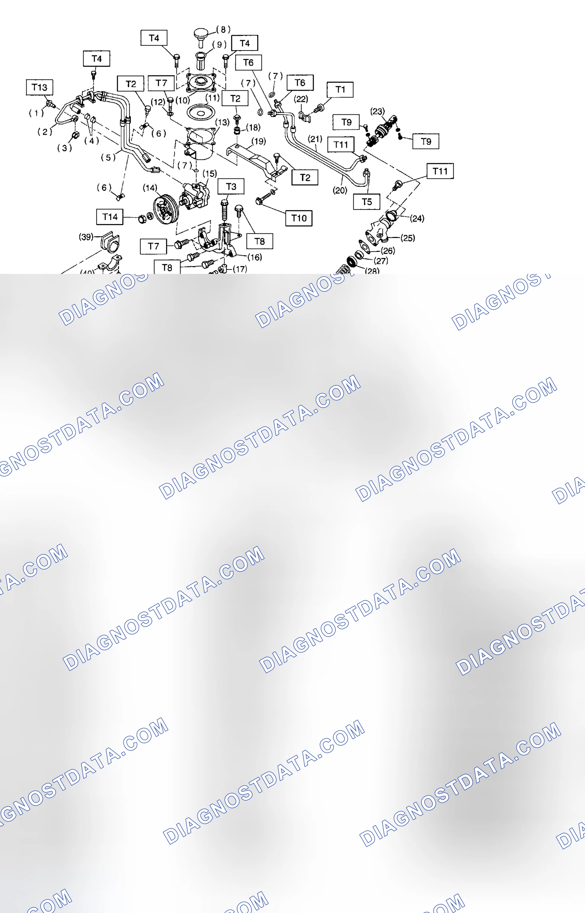 Fig. 4: Identifying Power Steering System Components