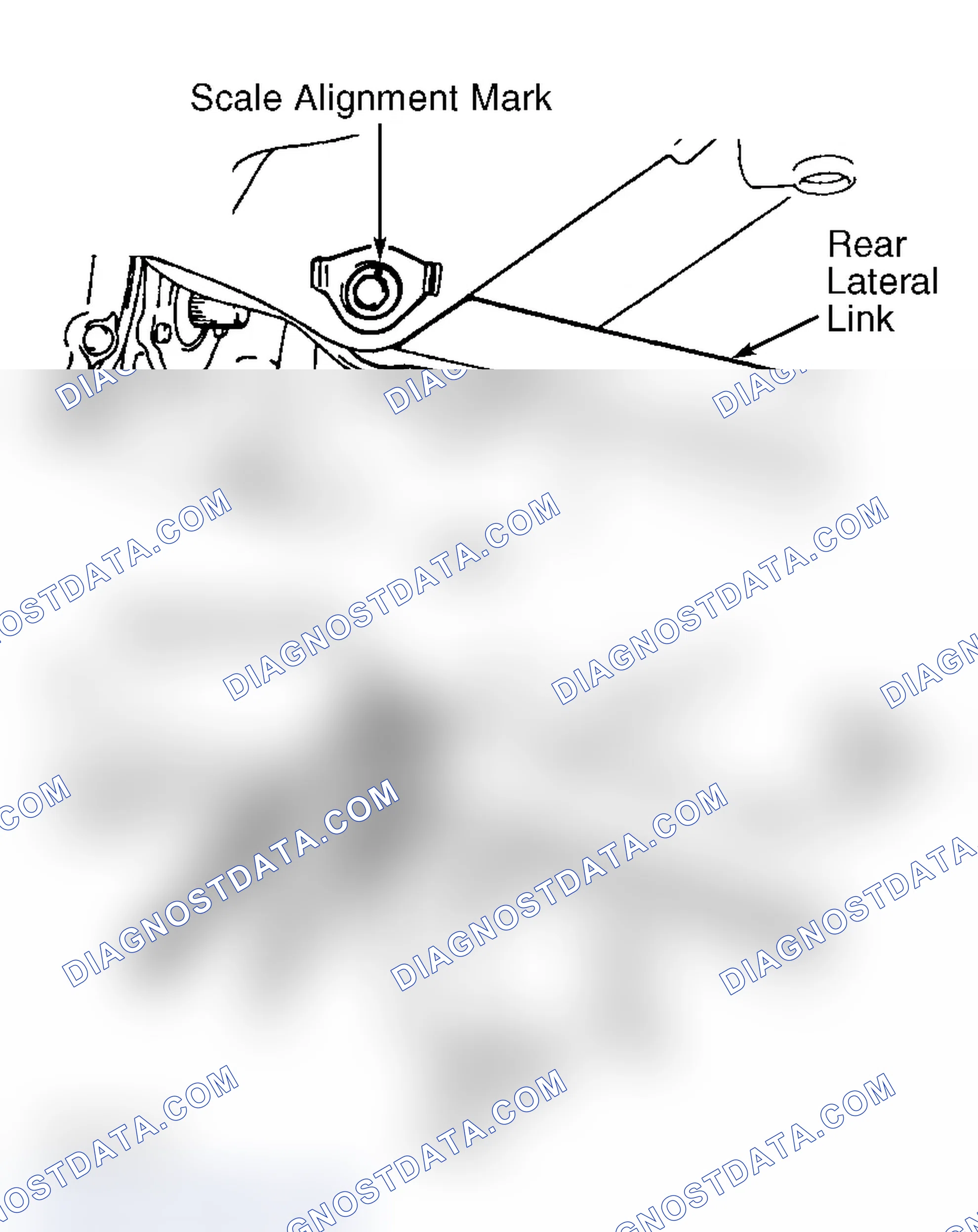 Scheme 6: Adjusting Rear Toe-In (Legacy) Courtesy of Subaru of America, Inc.