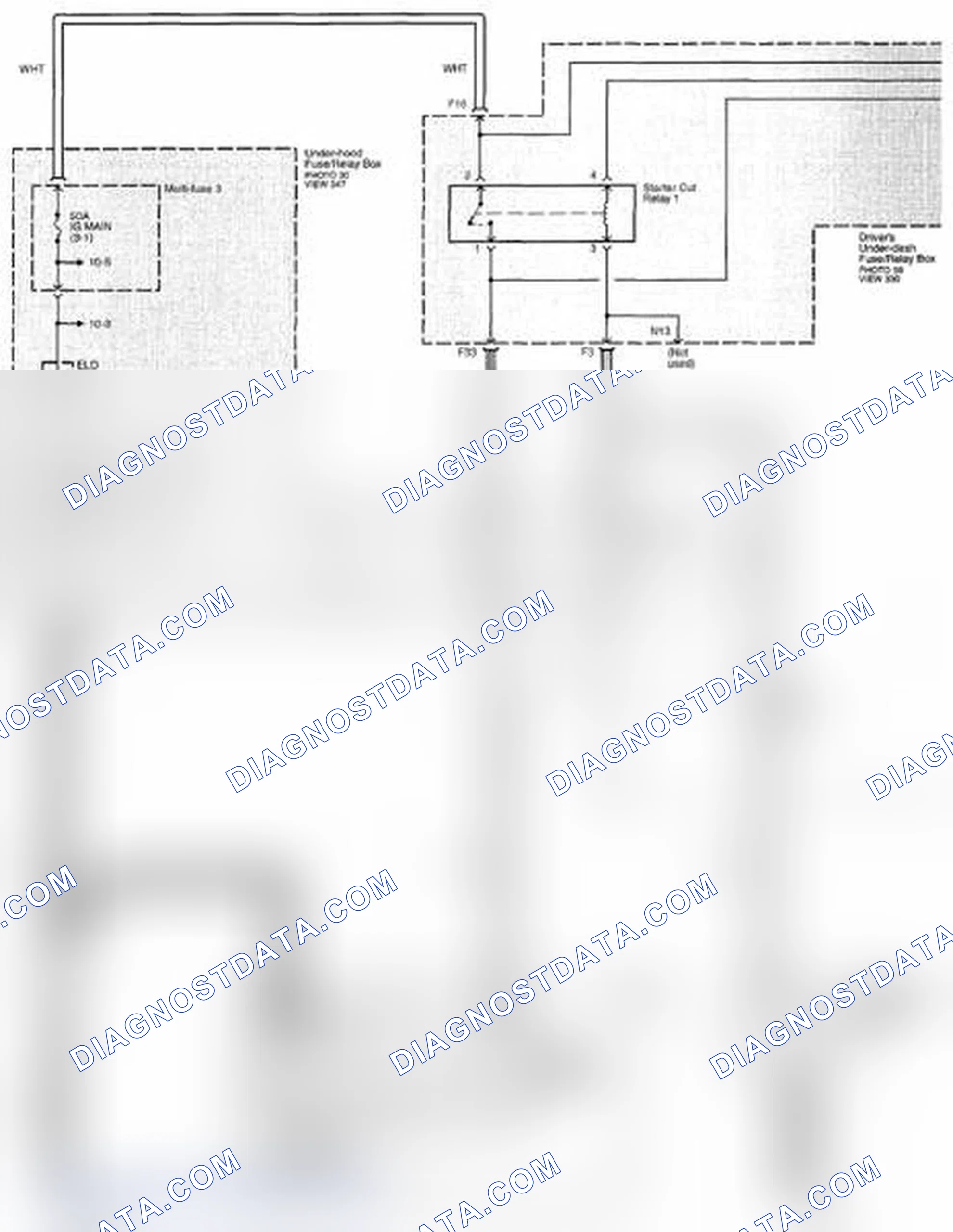 Scheme 189: Starting System Circuit Diagram - A/T: Keyless Access (Page 21-2)