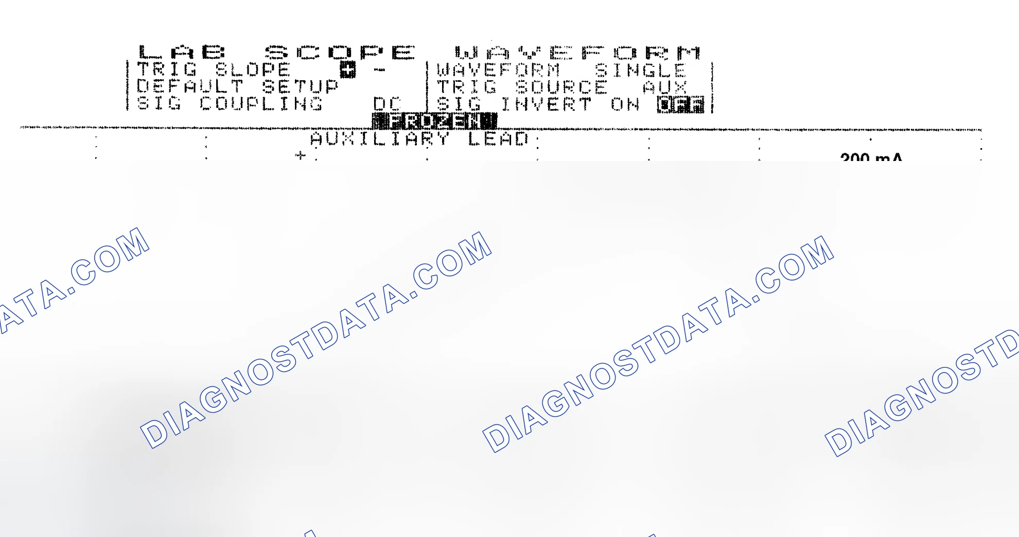 Scheme 13: Single Injector w/Normal Current Flow - Current Pattern