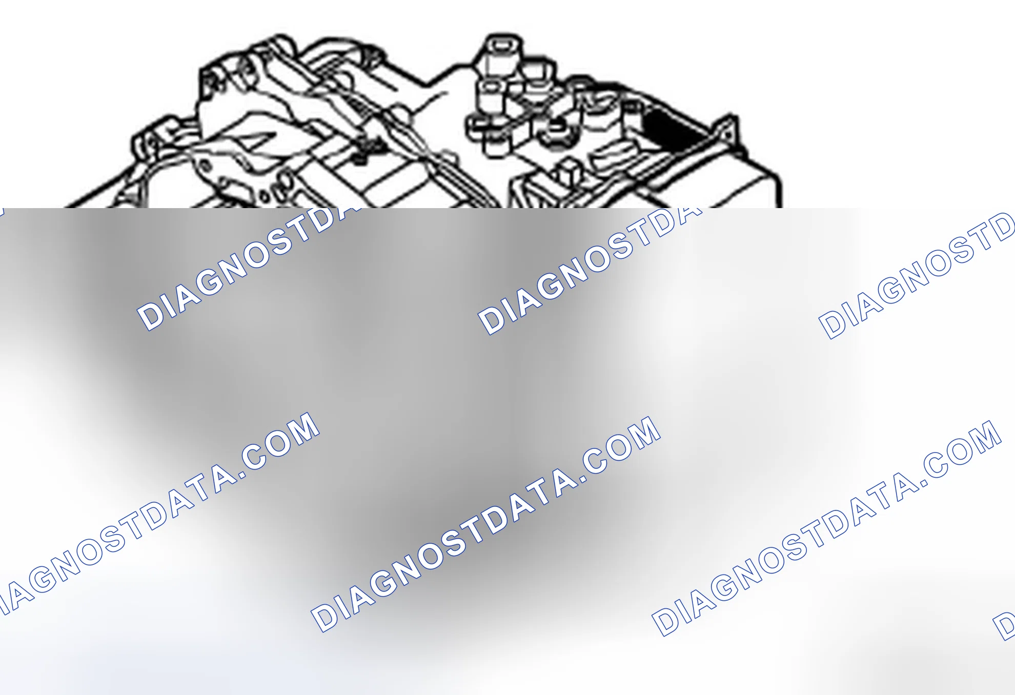 Scheme 9: Automatic Transaxle Identification Number Plate Location (ZF 4HP16)