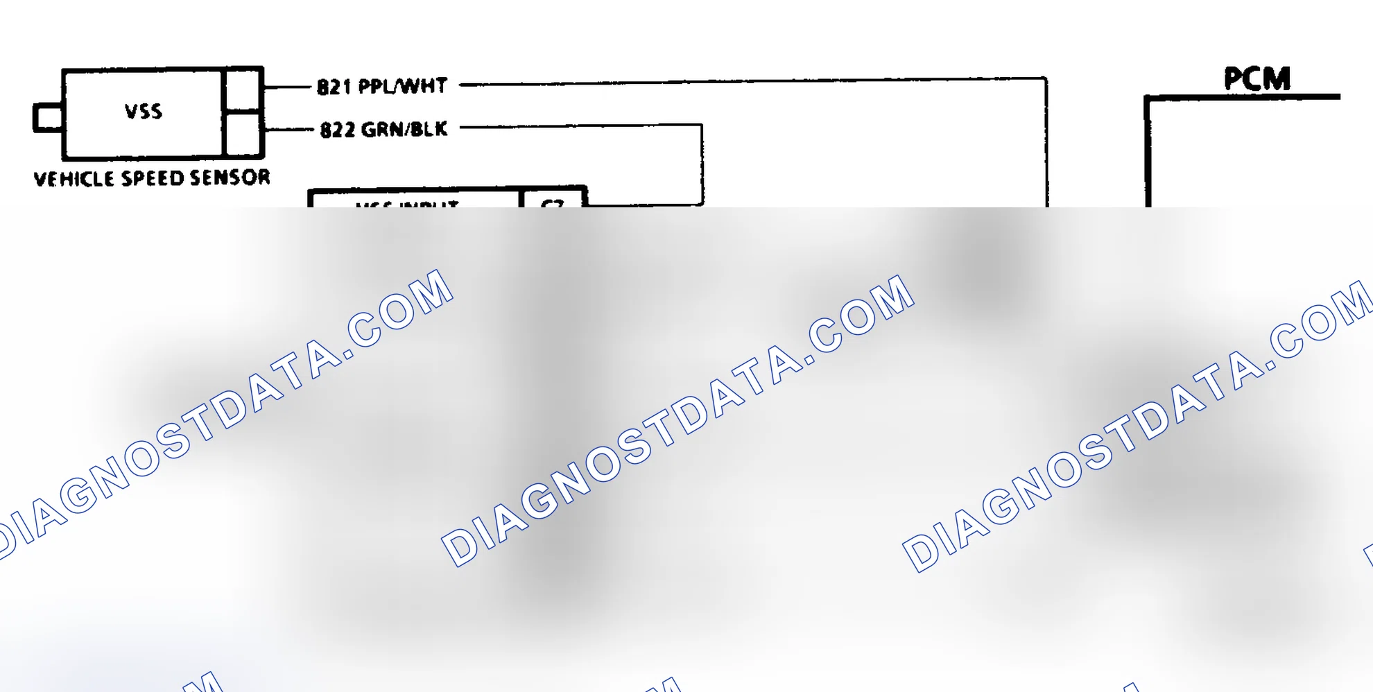 Scheme 102: Code 24, Schematic ("C" & "K" Series Exc. M/T) Vehicle Speed Sensor
