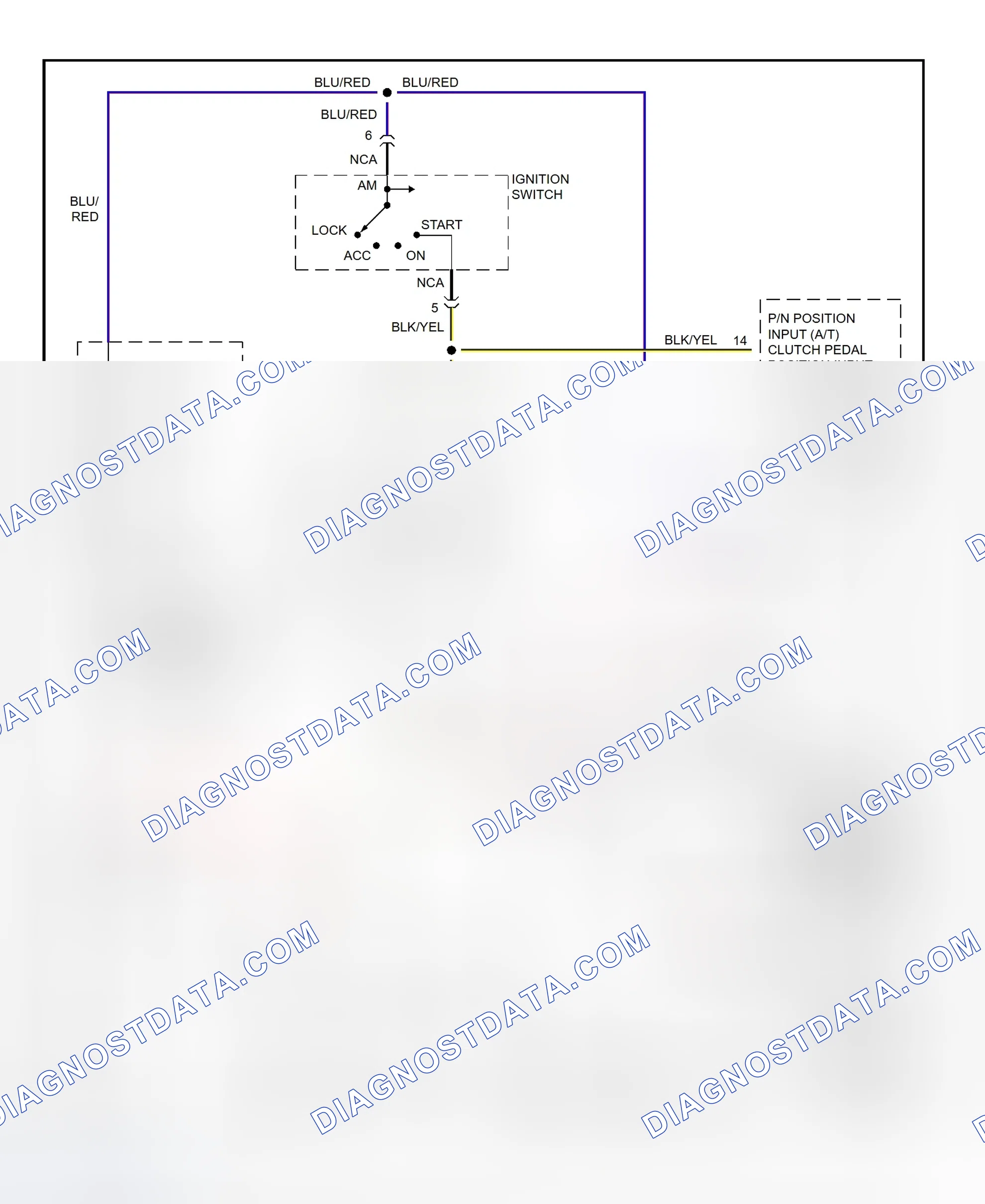 Scheme 2: Starting System Wiring Diagram (Elantra)