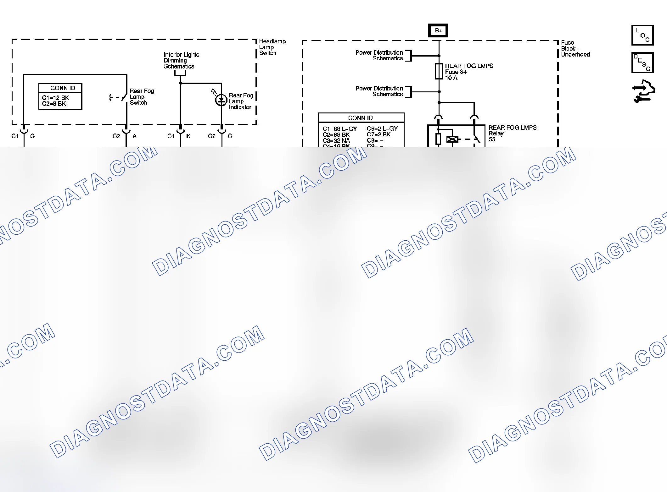 Scheme 3: Fog Lights Schematics