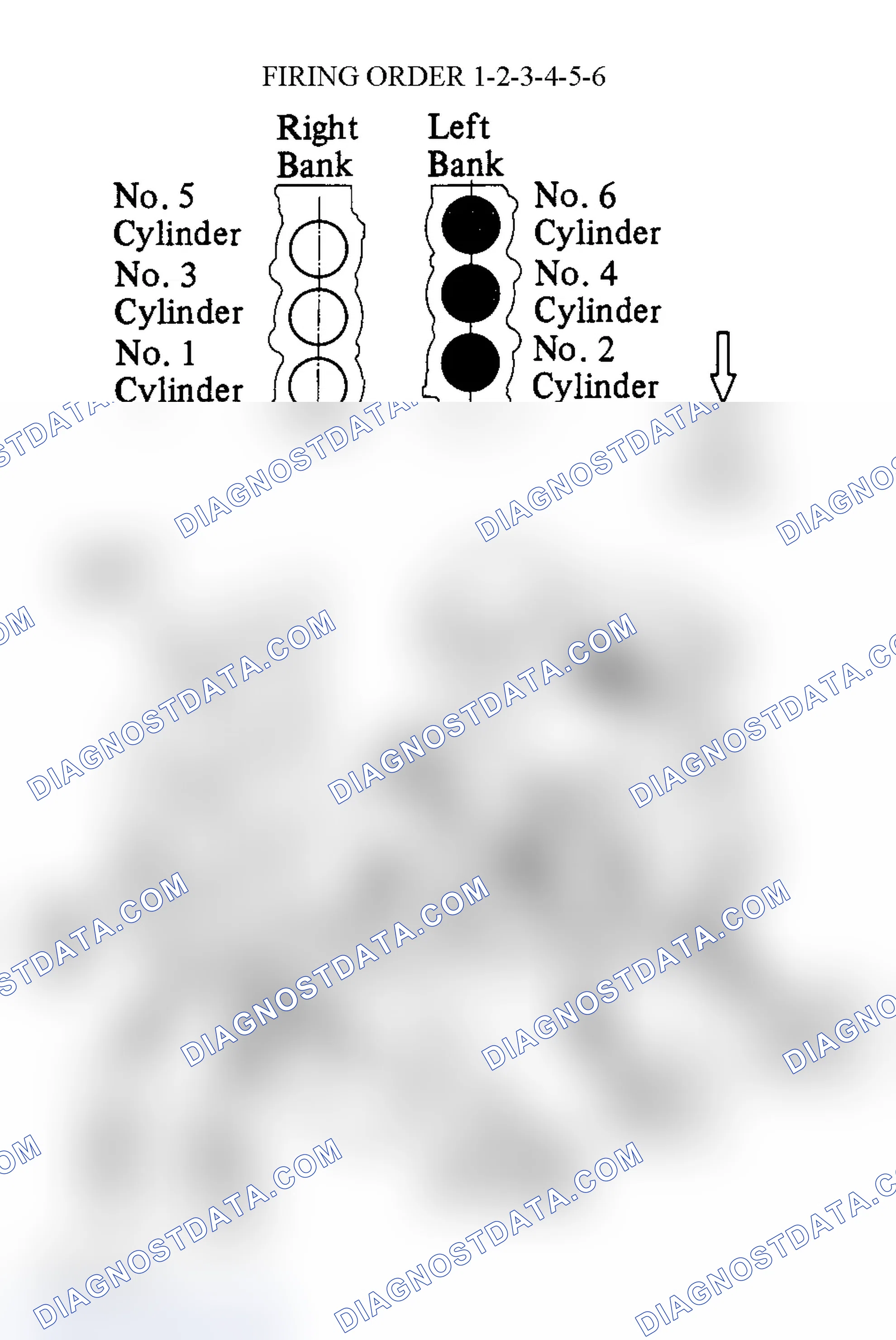 Scheme 7: Spark Plug Wire Routing (Tacoma 3.4L, Tundra 3.4L & 4Runner 3.4L)