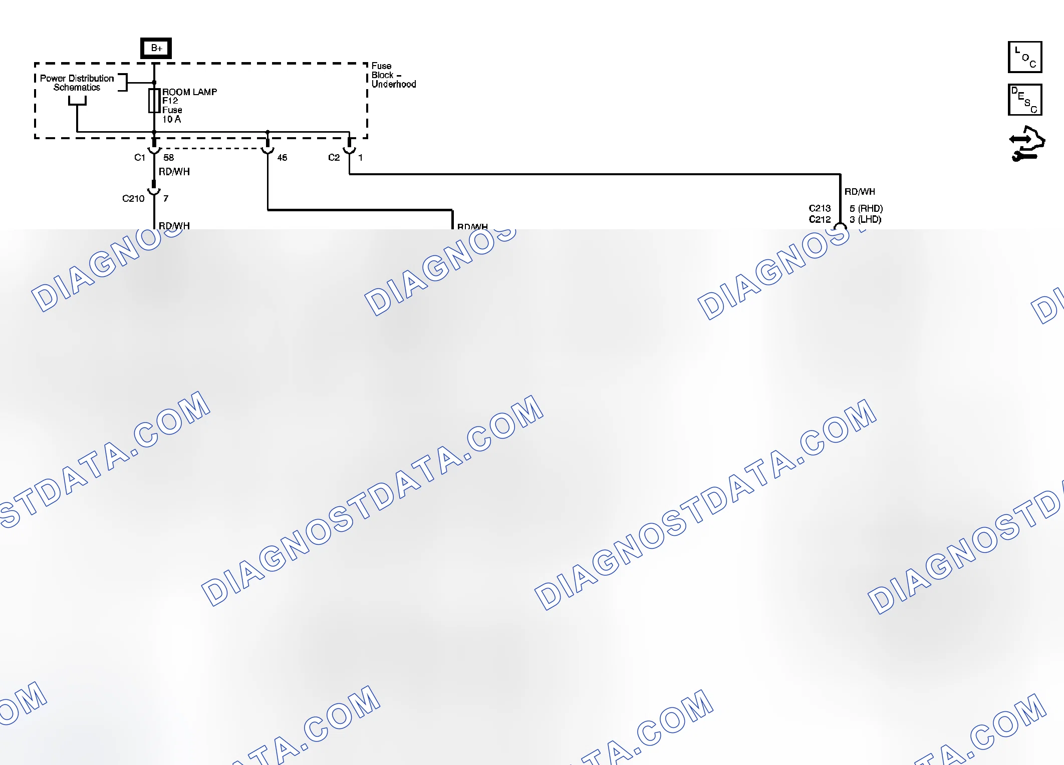 Scheme 19: Interior Lights Schematics (Notchback)