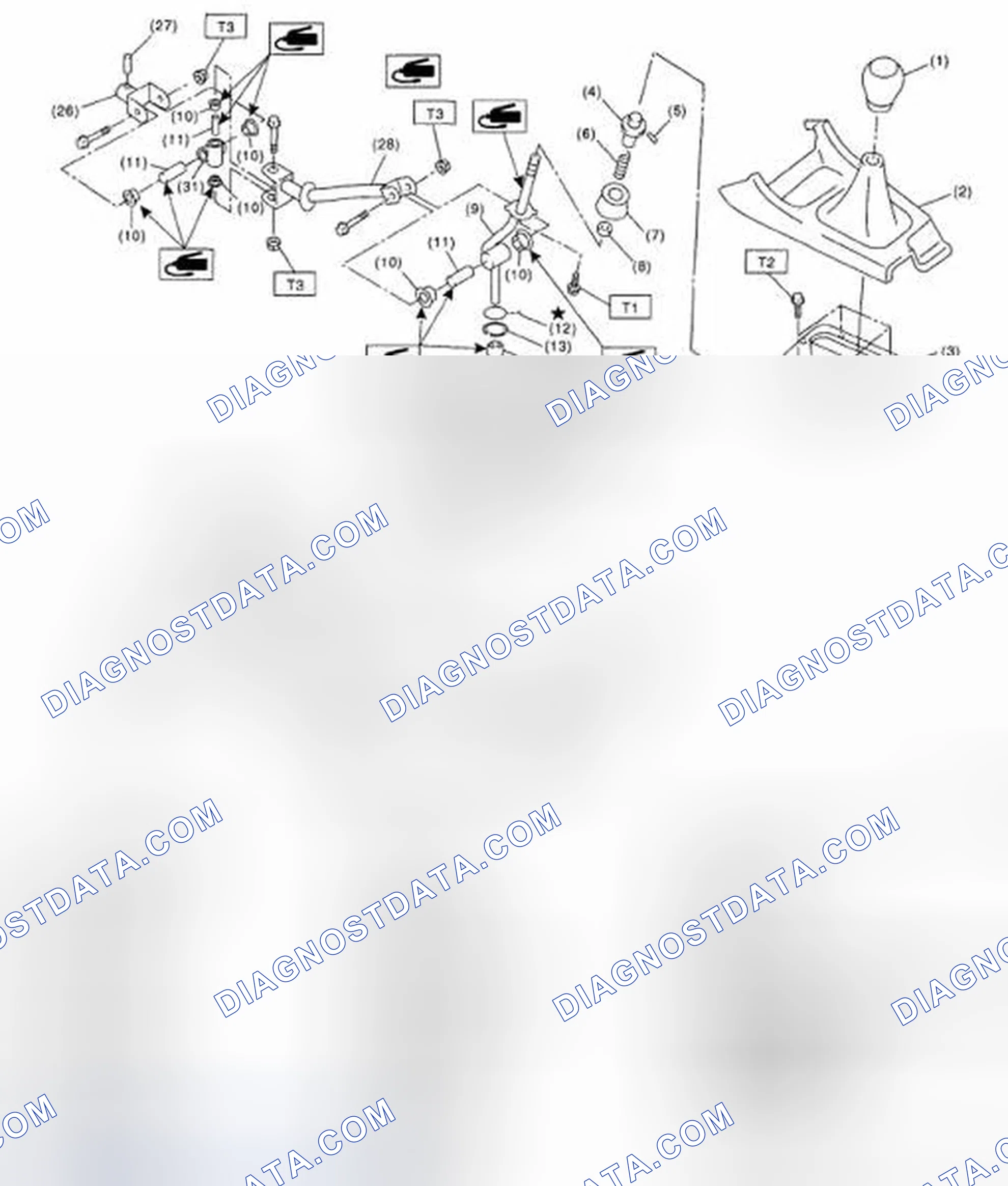 Scheme 4: 6MT GEAR SHIFT LEVER