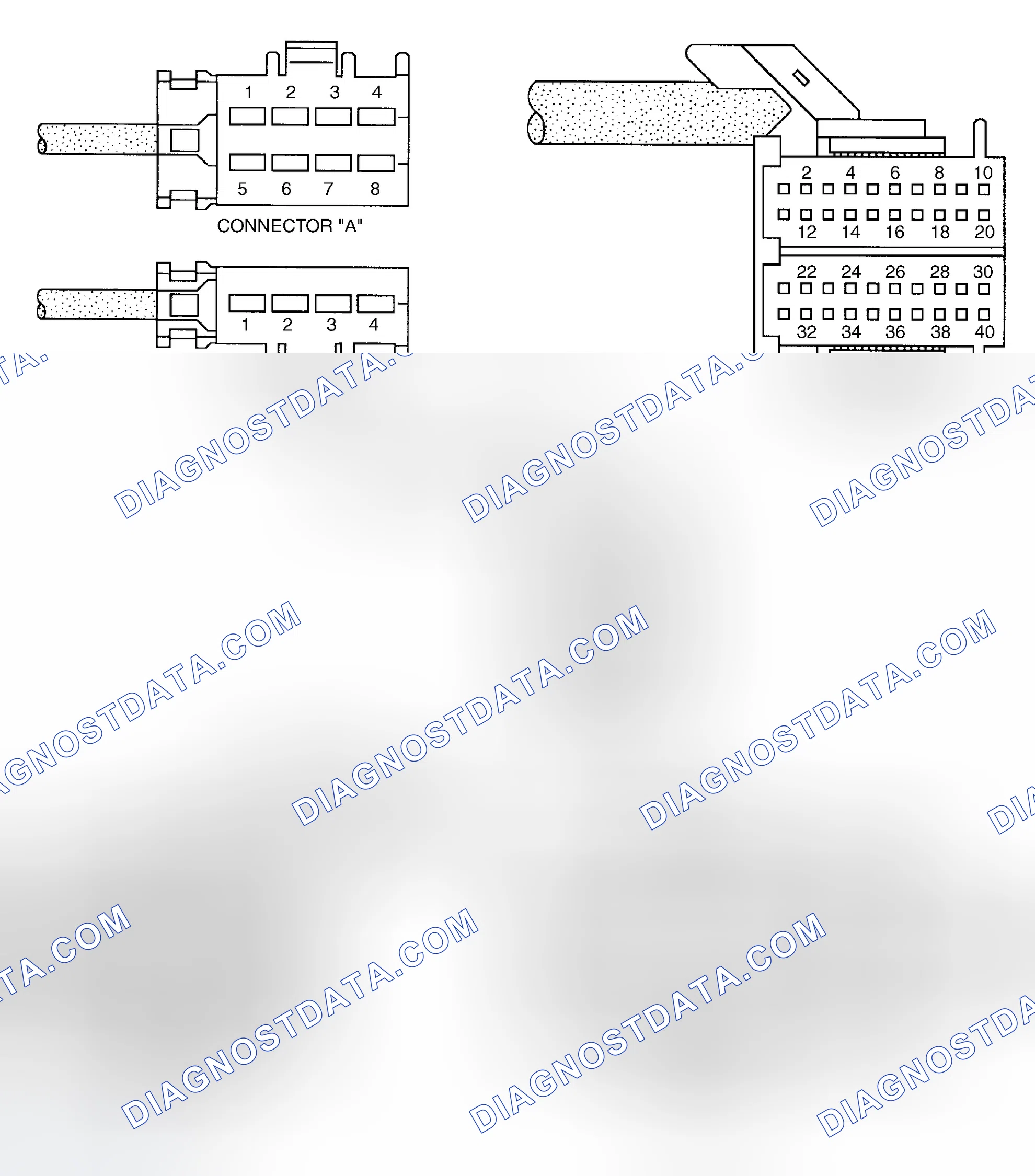 Scheme 1: ECM CONNECTOR IDENTIFICATION