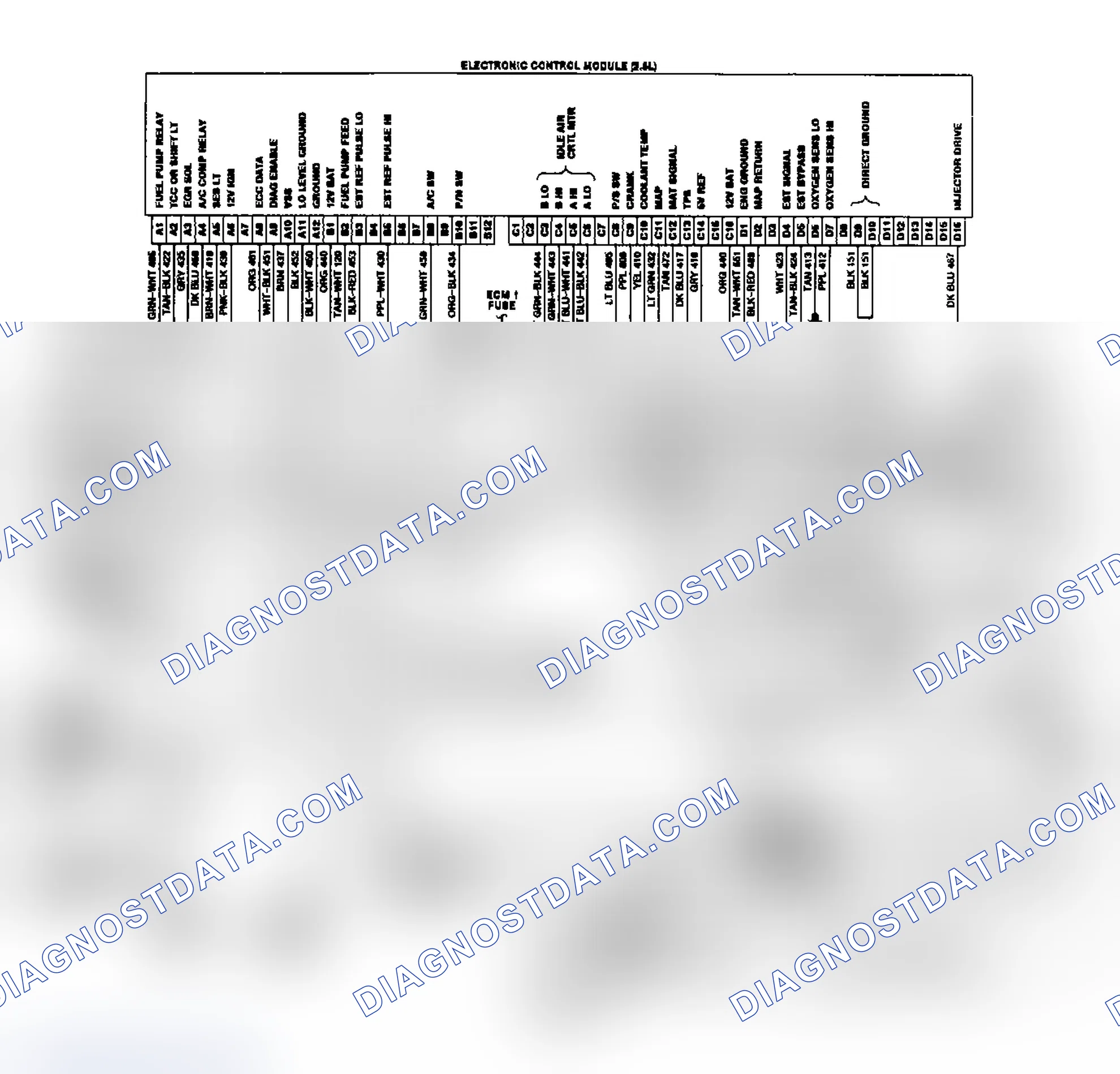 Scheme 10: "S" & "T" Series 2.5L Wiring Diagram