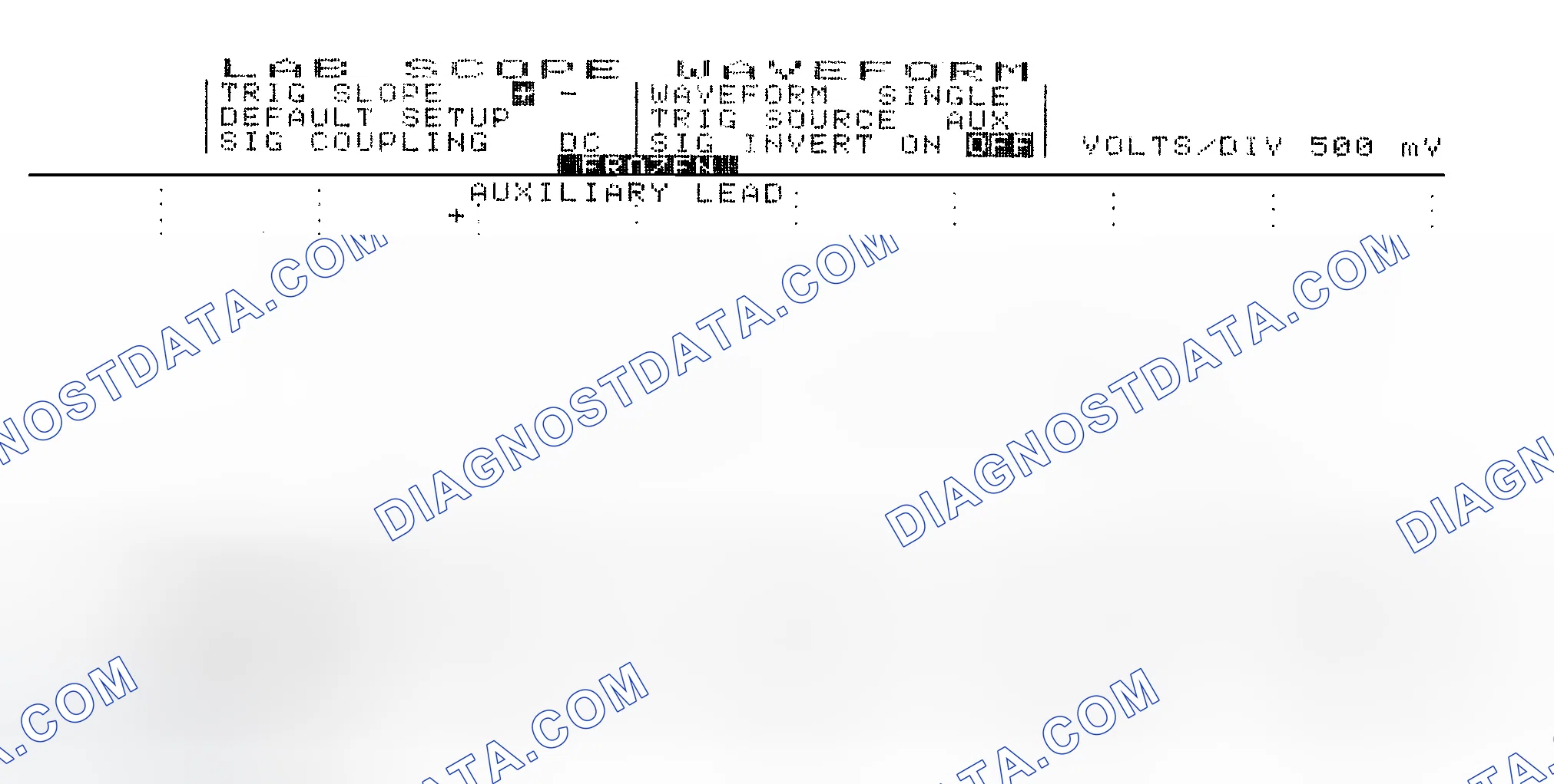 Scheme 14: Single Injector w/Excessive Current Flow - Current Pattern