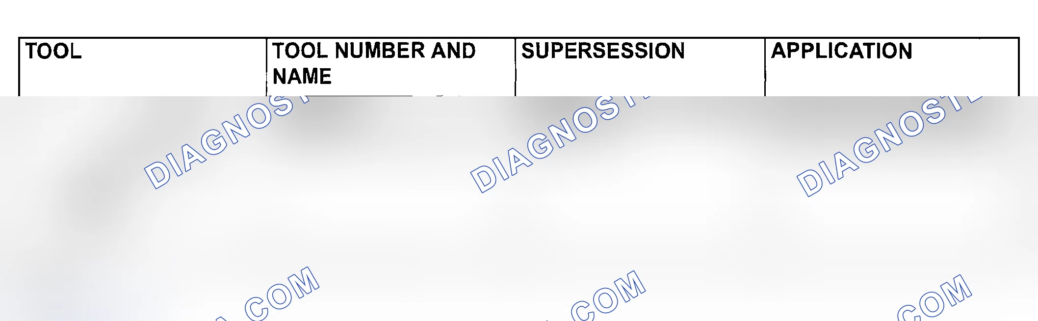 Scheme 16: SPECIAL TOOL