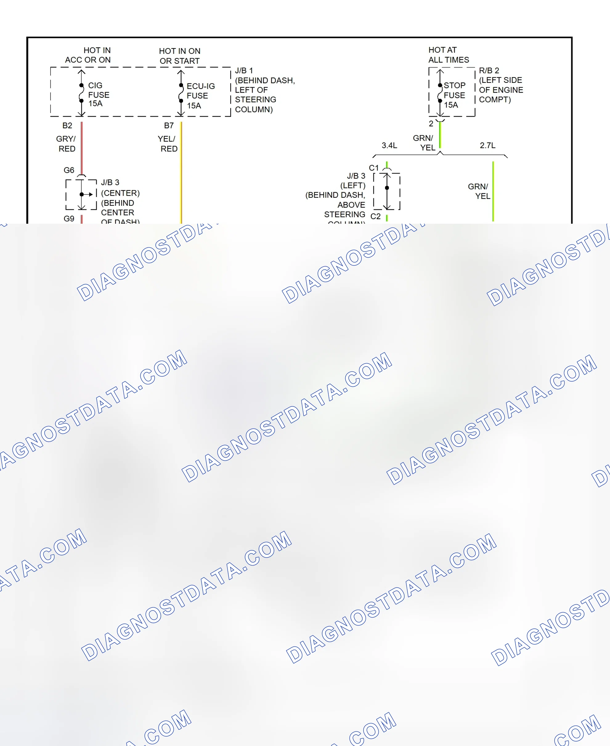 Scheme 112: Shift Interlock System Wiring Diagram (1999 Tacoma - With Column Shift)
