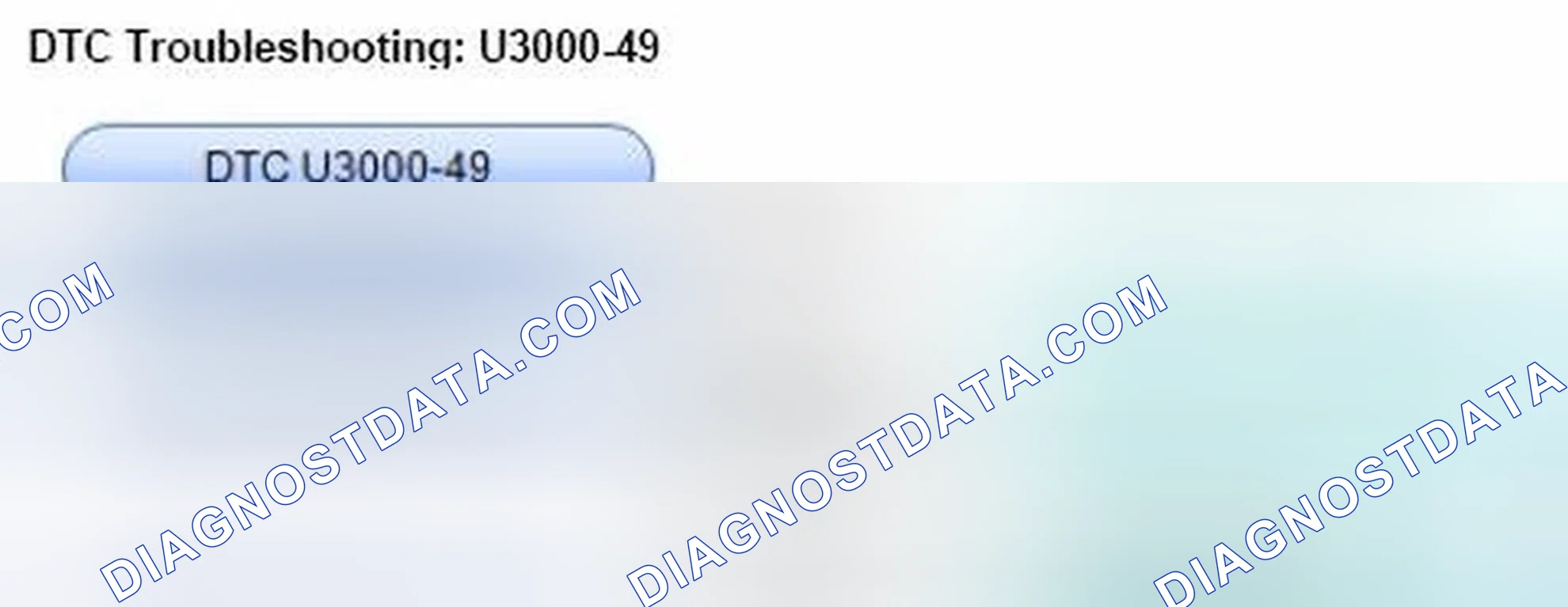 Scheme 142: DTC U3000-49: Gauge Control Module Internal Circuit Error