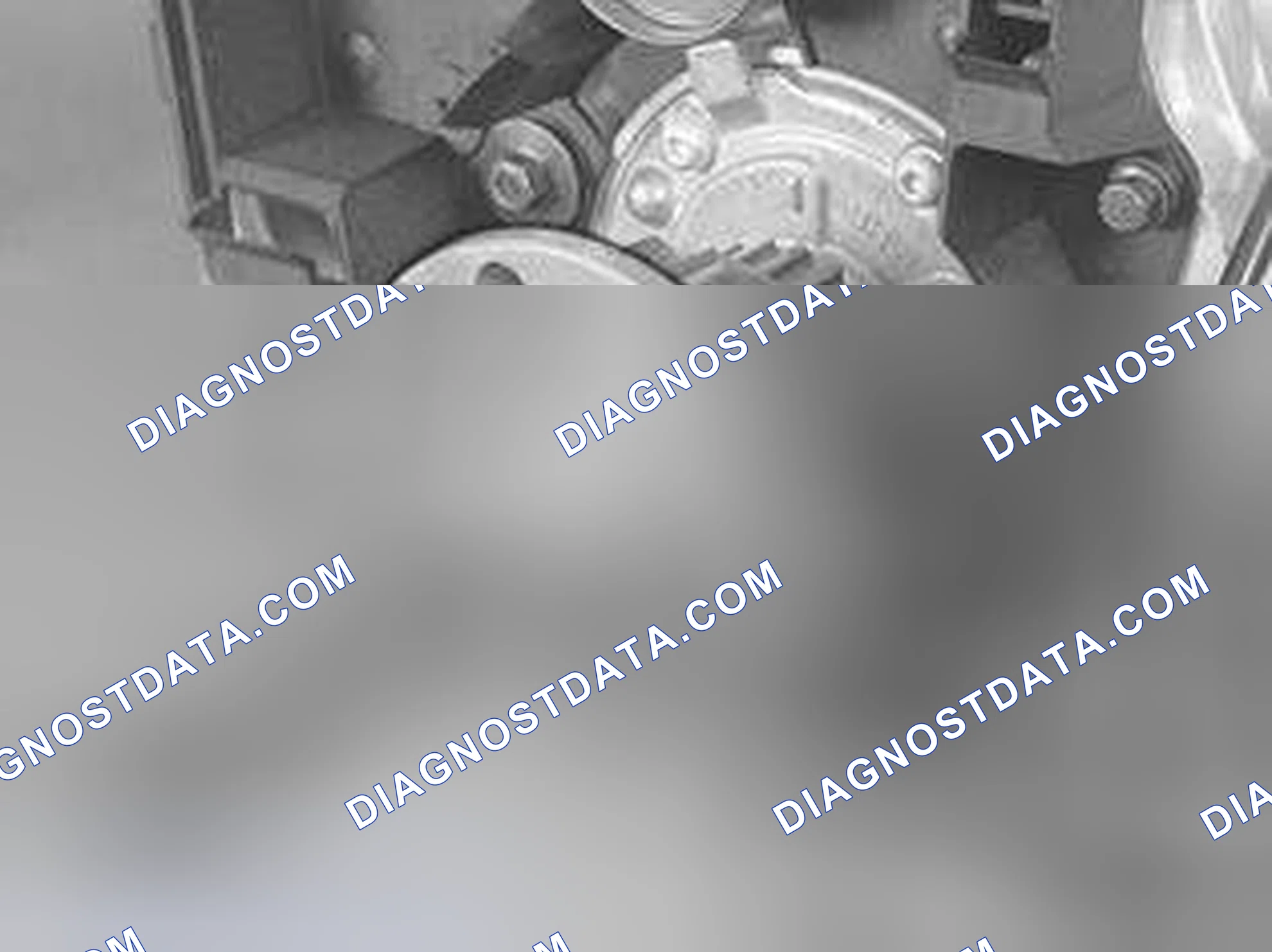 Scheme 401: Removing the crankshaft pulley