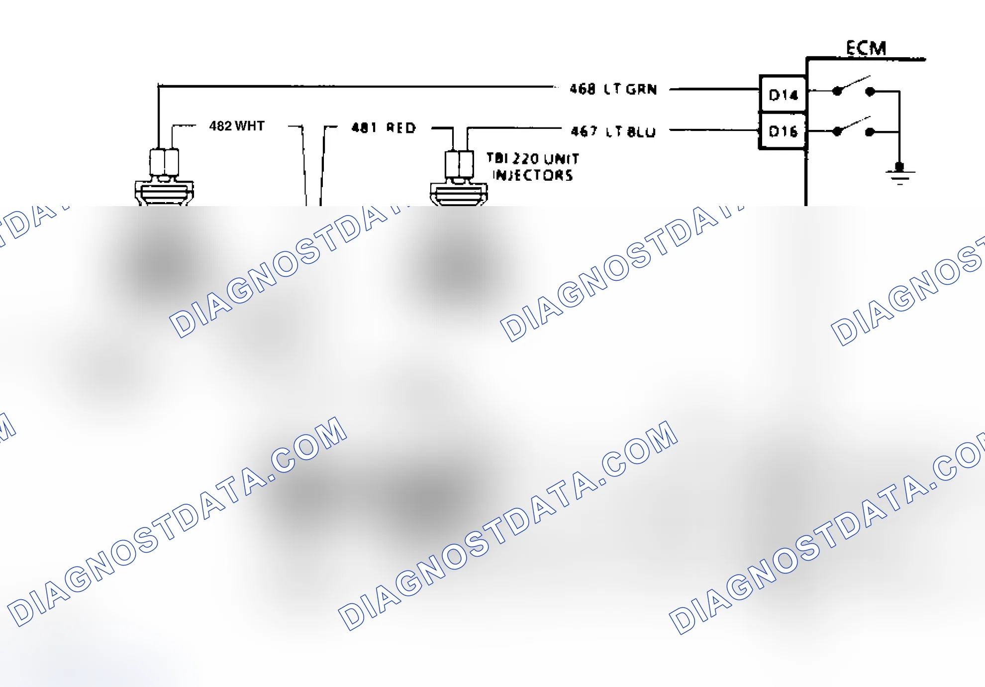 Scheme 143: Fuel System (4.3L CPI)