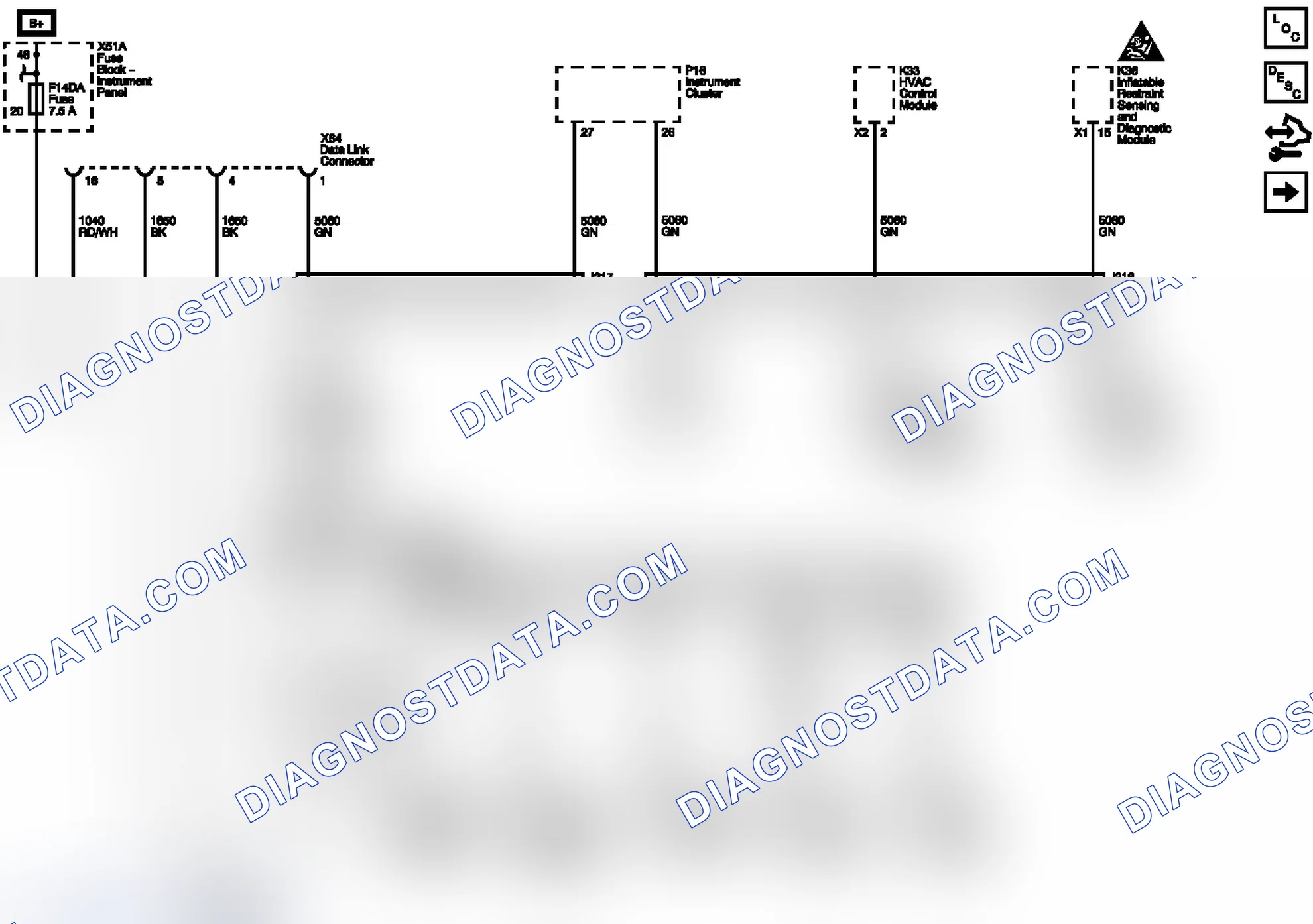 Scheme 1: Low Speed GMLAN Wiring Schematics