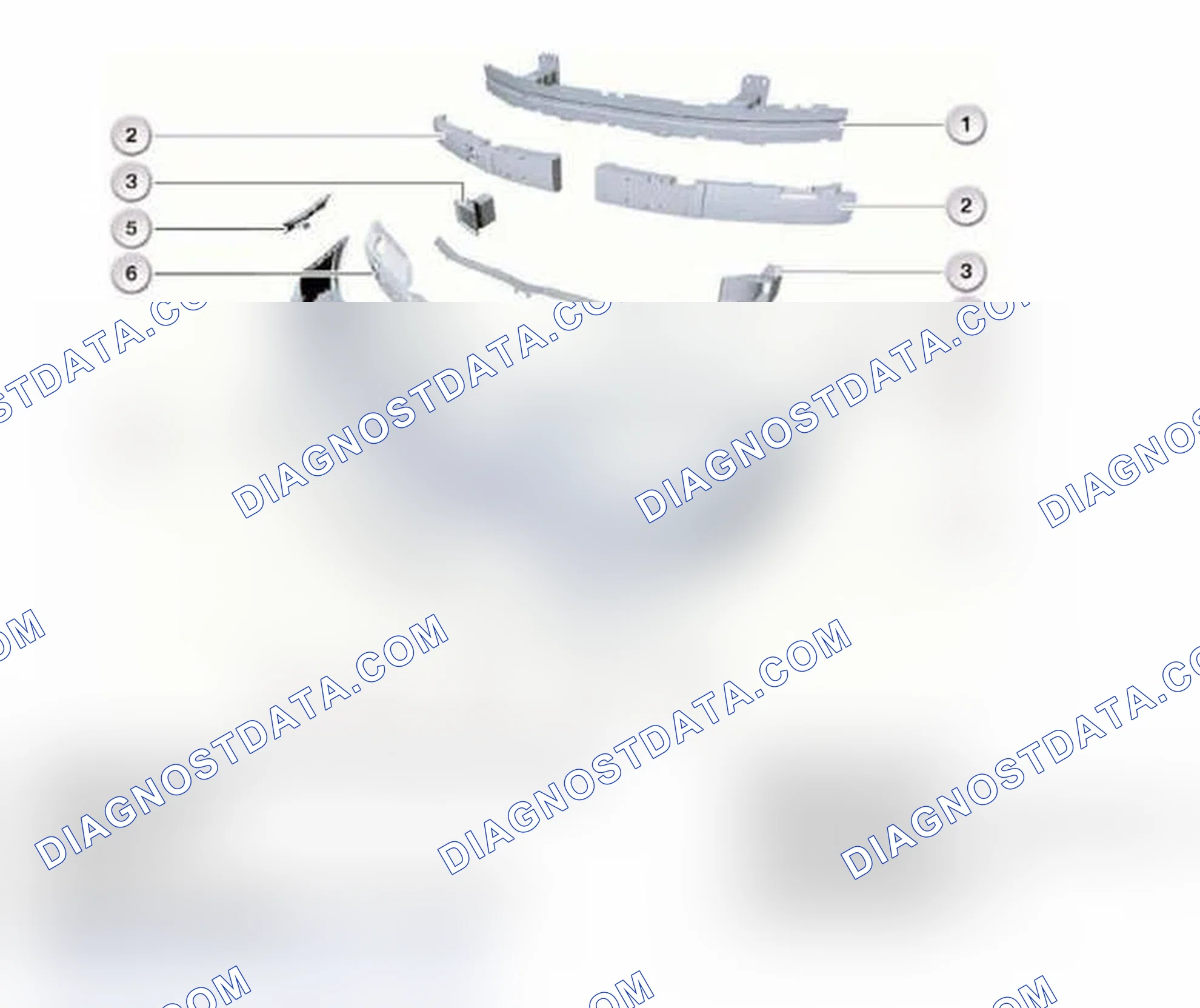 Scheme 1: Front Bumper System Removal