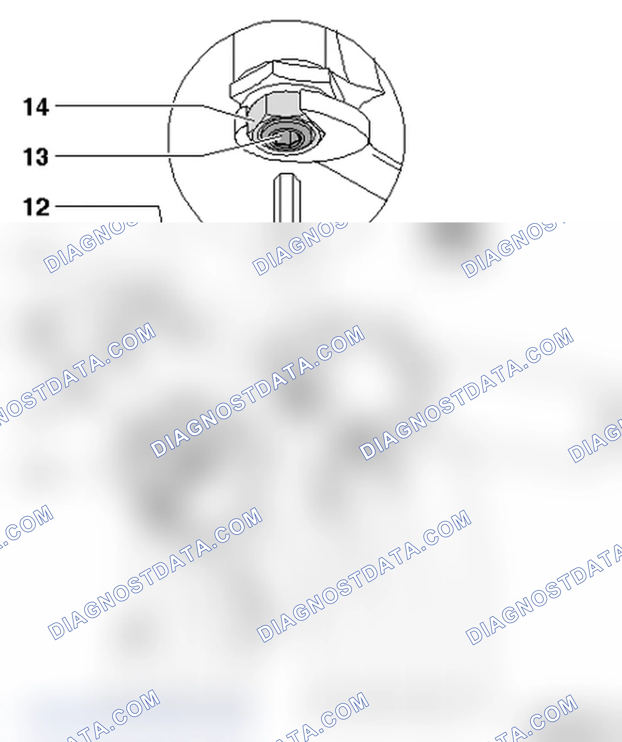 Scheme 266: Central valve and connections to suspension struts