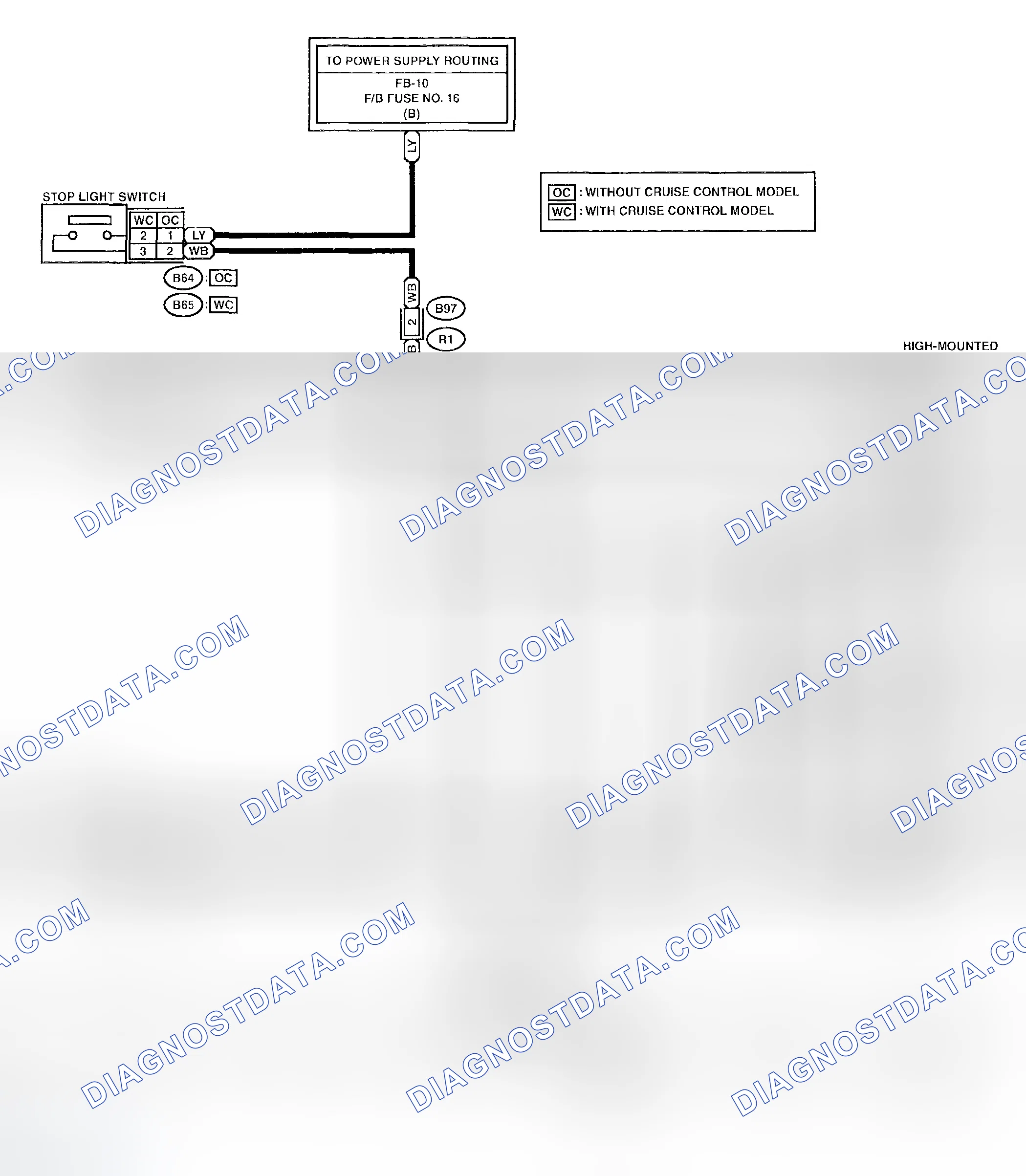 Scheme 87: Stop Light Schematic (Sedan Model)