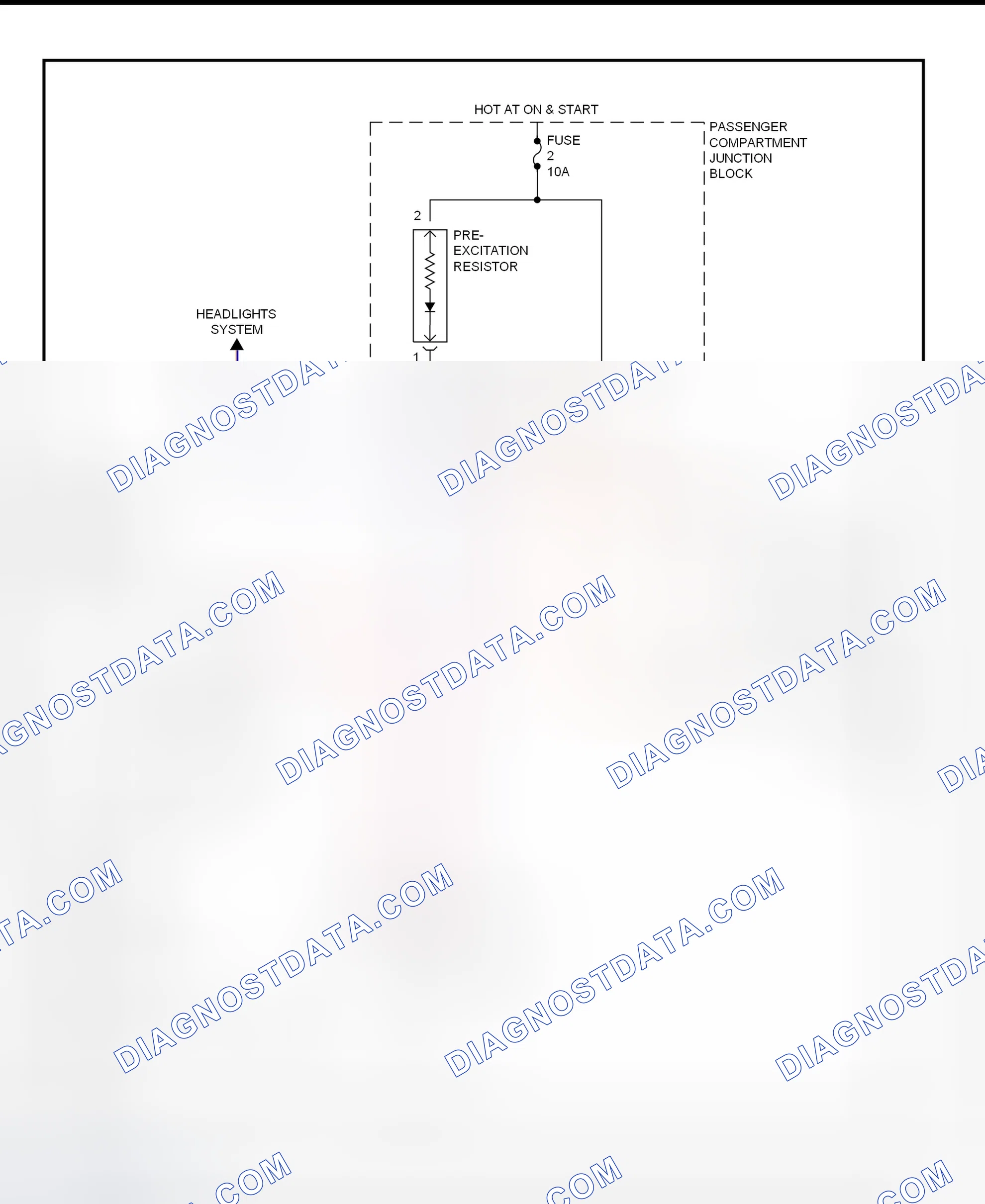 Scheme 2: Charging System Wiring Diagram (Elantra)