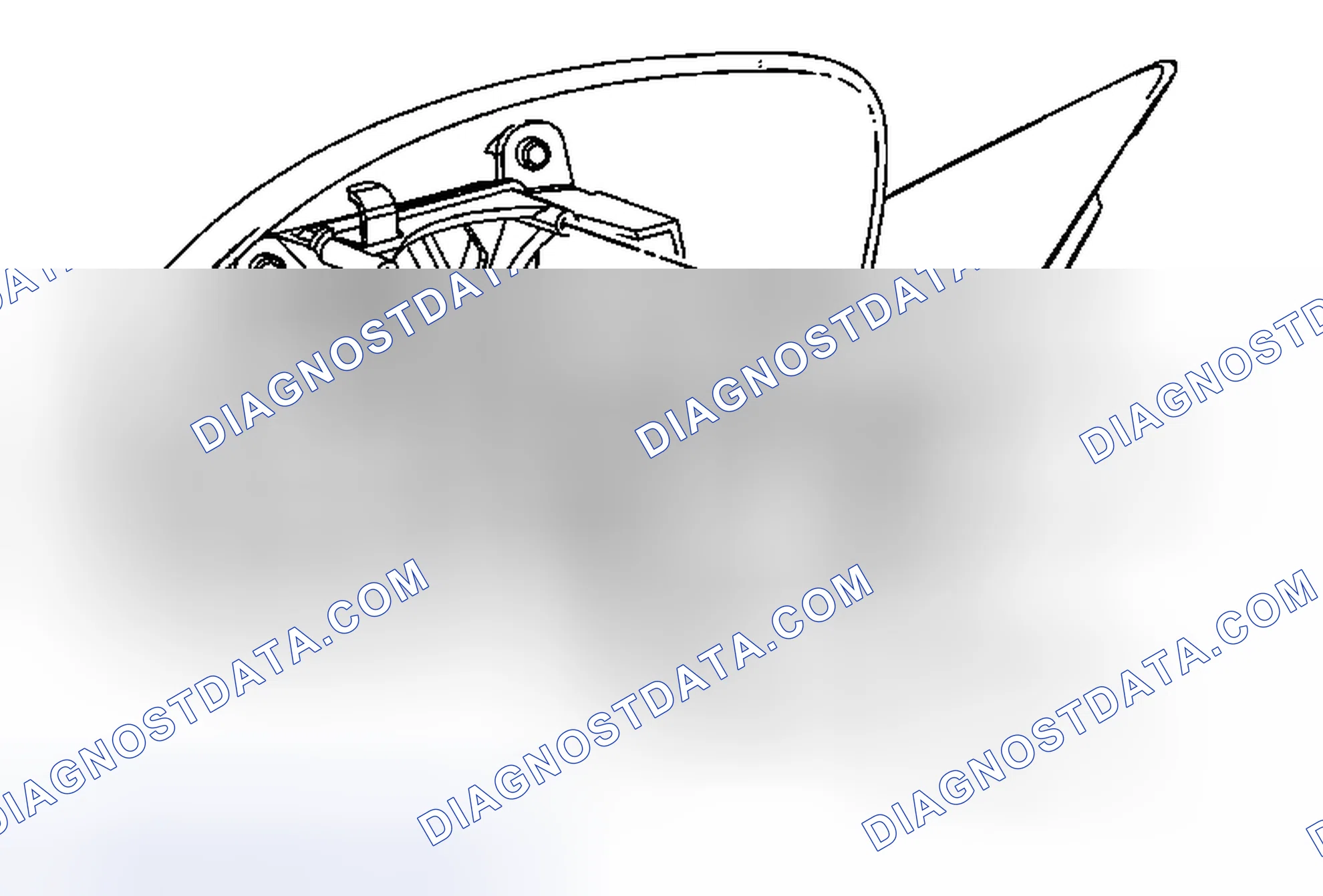 Scheme 9: Outside Rearview Mirror Motor Replacement