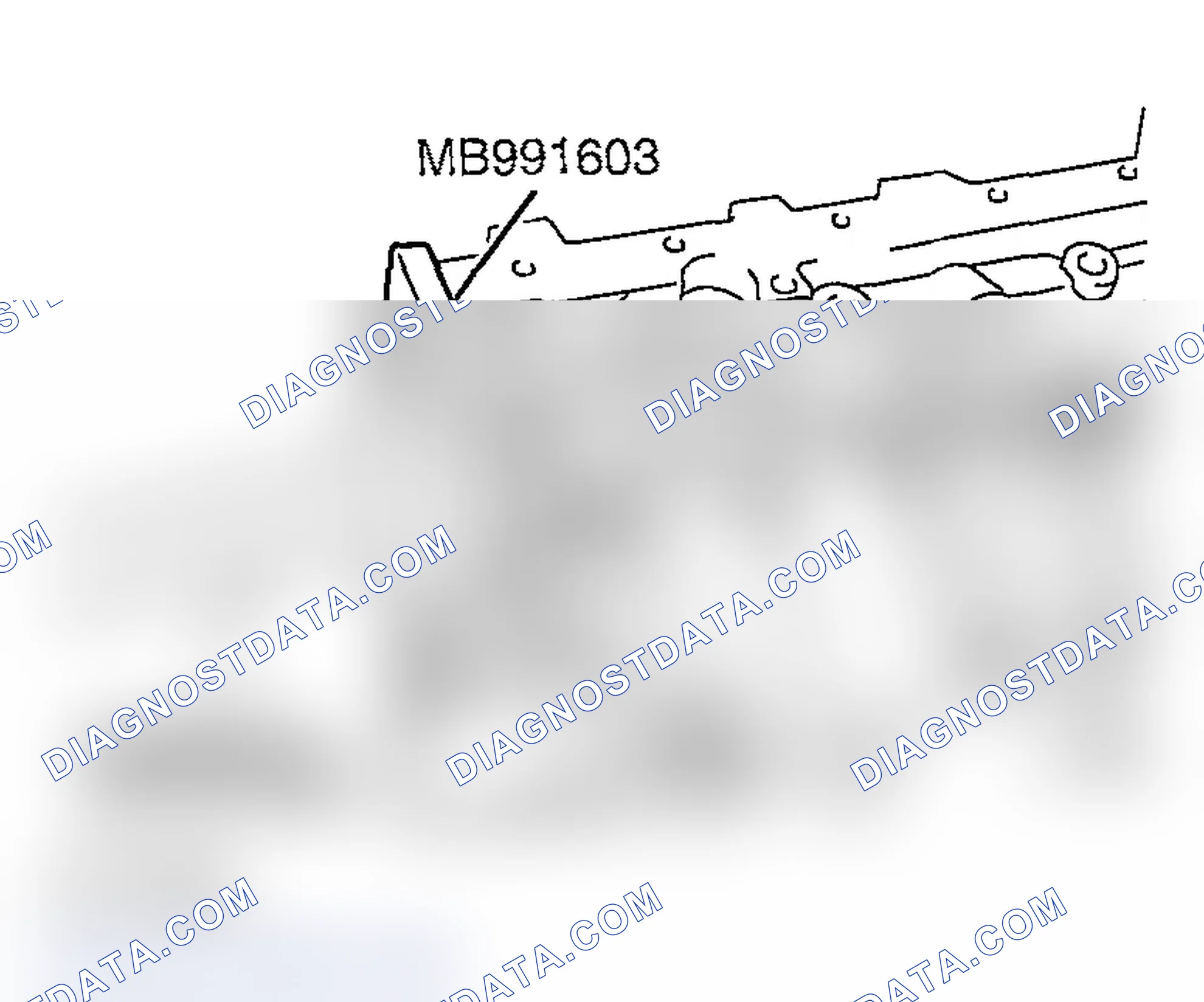 Scheme 687: >> A << LEFT COUNTERBALANCE SHAFT REAR BEARING INSTALLATION
