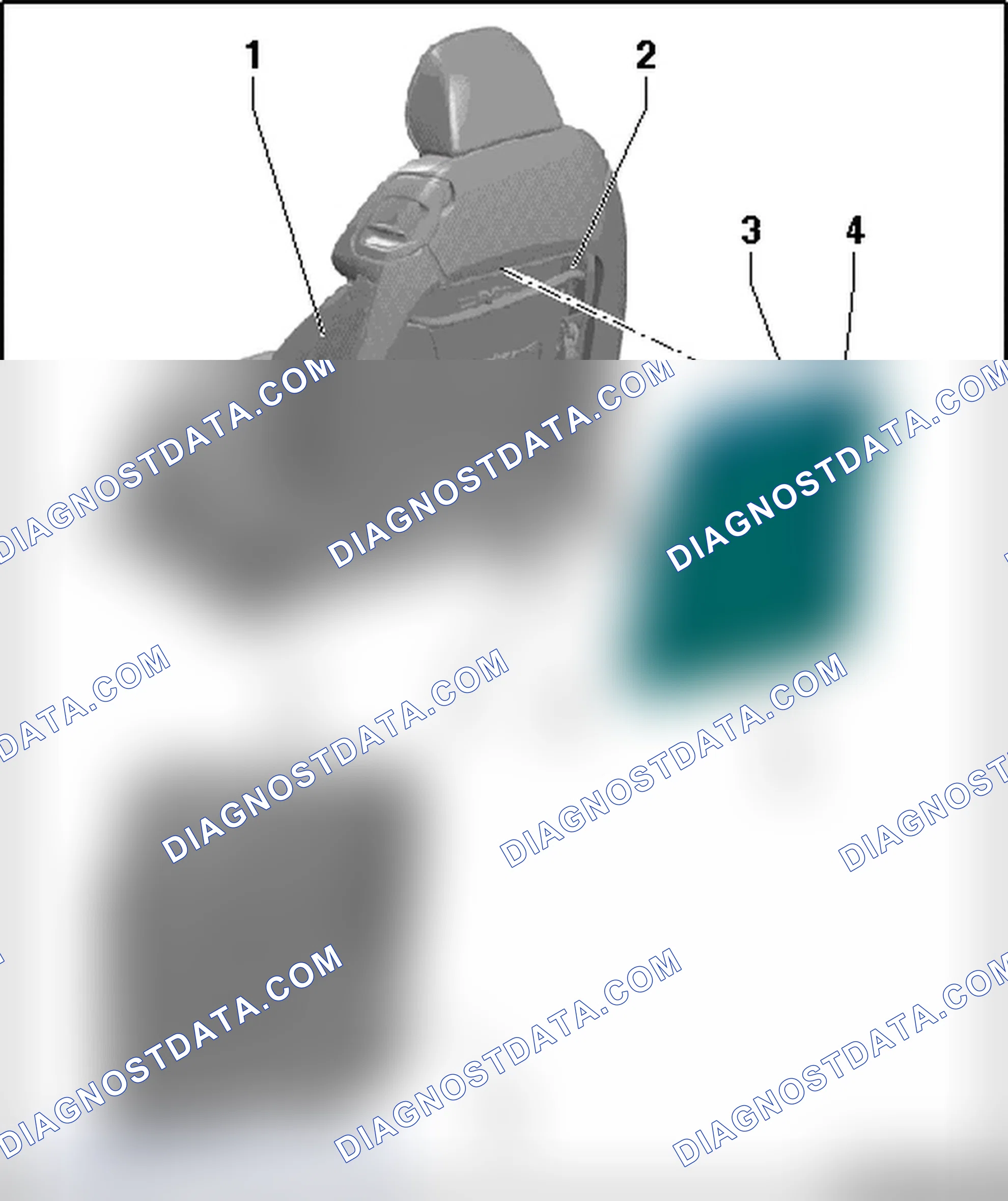 Scheme 355: BACKREST COVER ASSEMBLY OVERVIEW