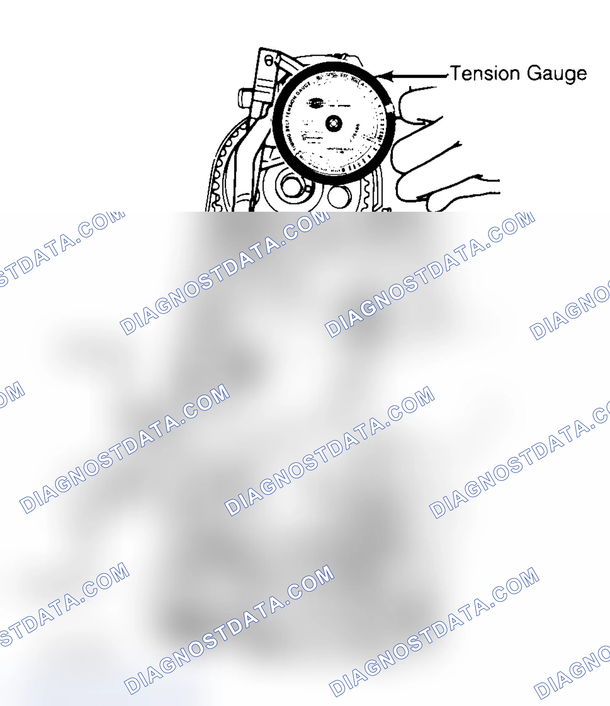 Scheme 28: Adjusting Typical Timing Belt Tension
