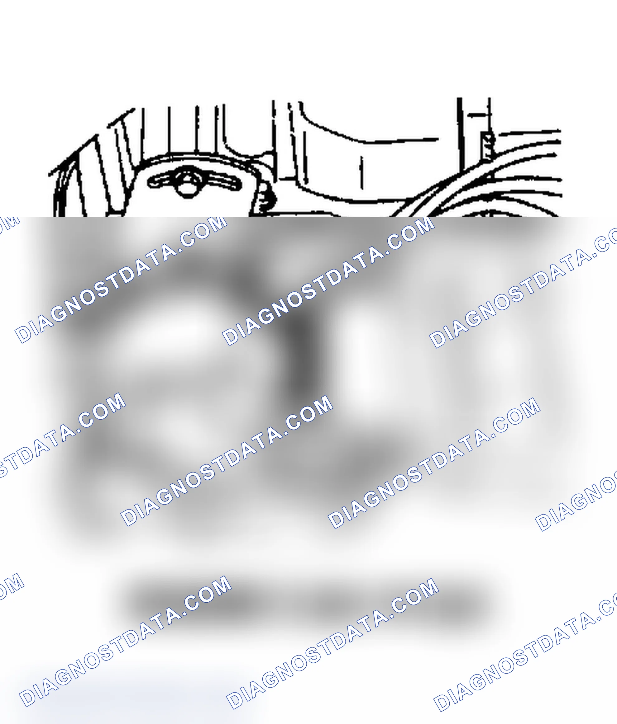 Scheme 3: Engine Code Location (B2600i 2.6L 4-Cyl)