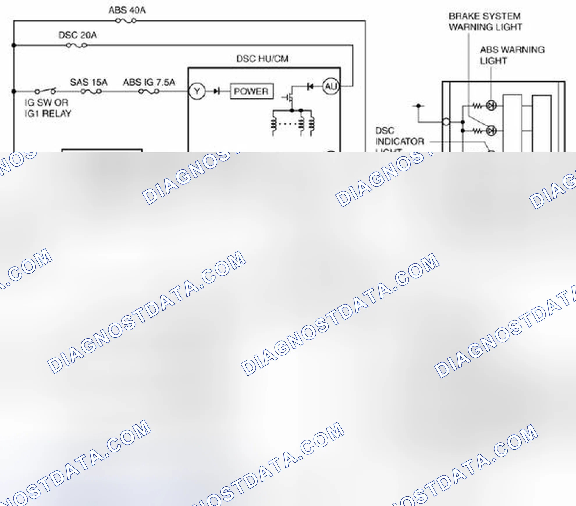 Scheme 64: Brakes (Dynamic Stability Control) - System Wiring Diagram