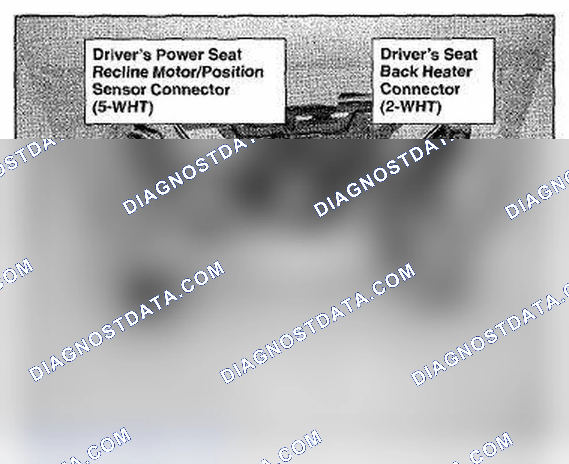 Scheme 1104: Driver's Seat Back Component Location (Photo 95)