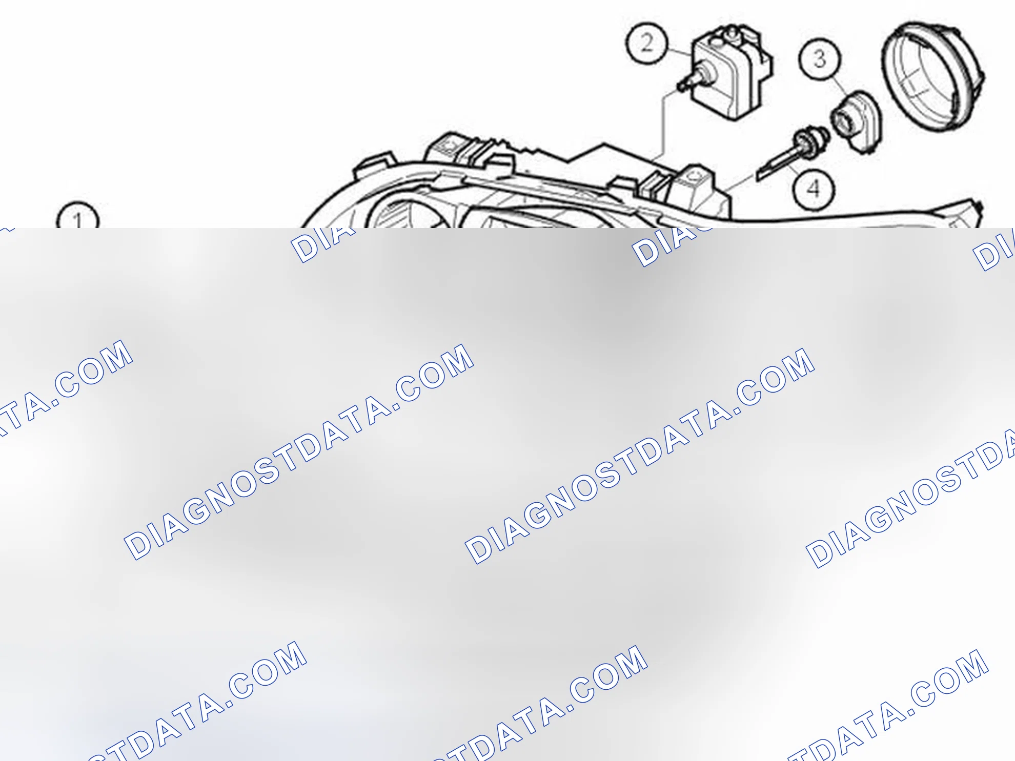 Scheme 390: Headlamp system, Bi-Xenon