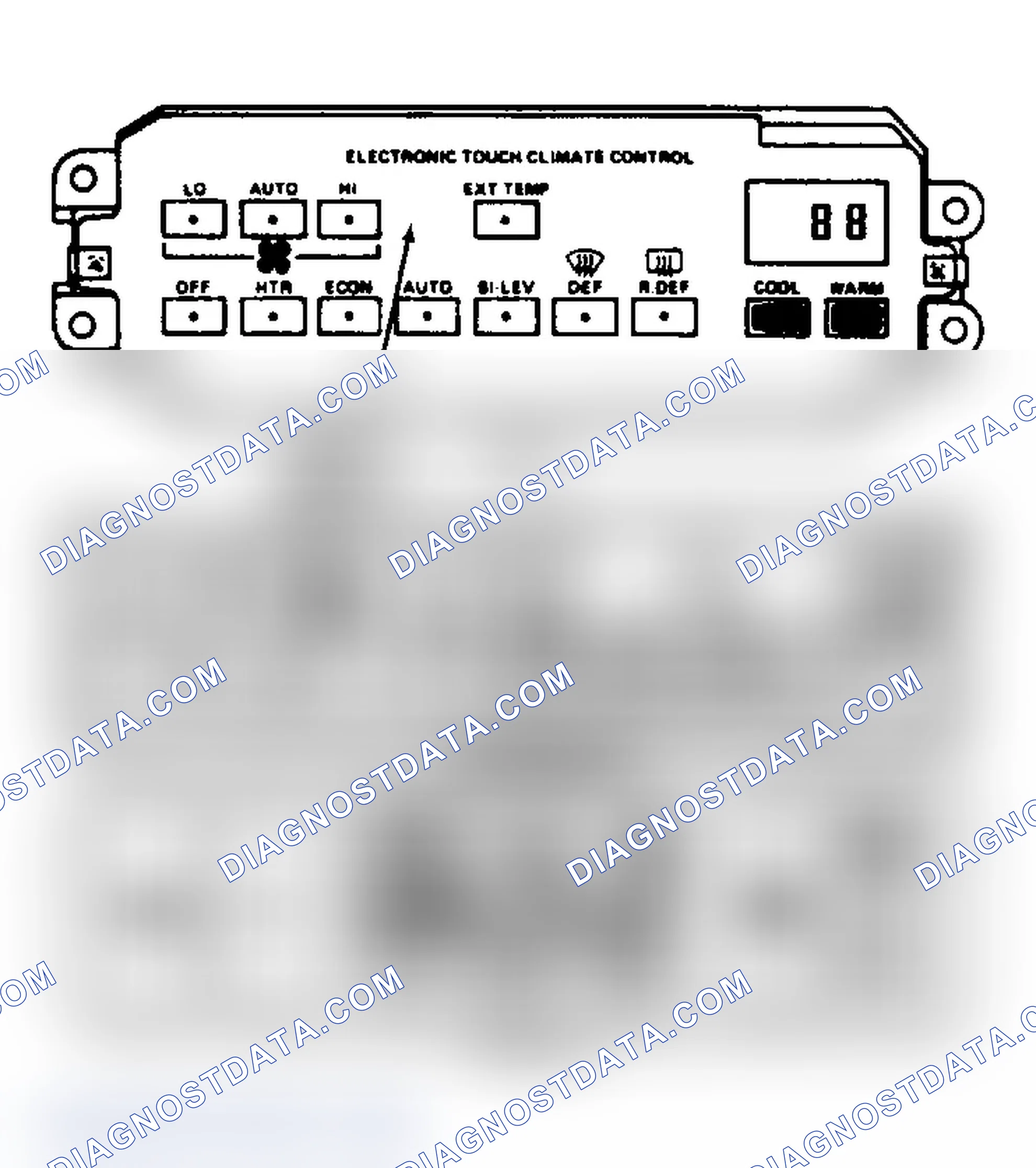 Scheme 1: HEATER & A/C CONTROL PANEL